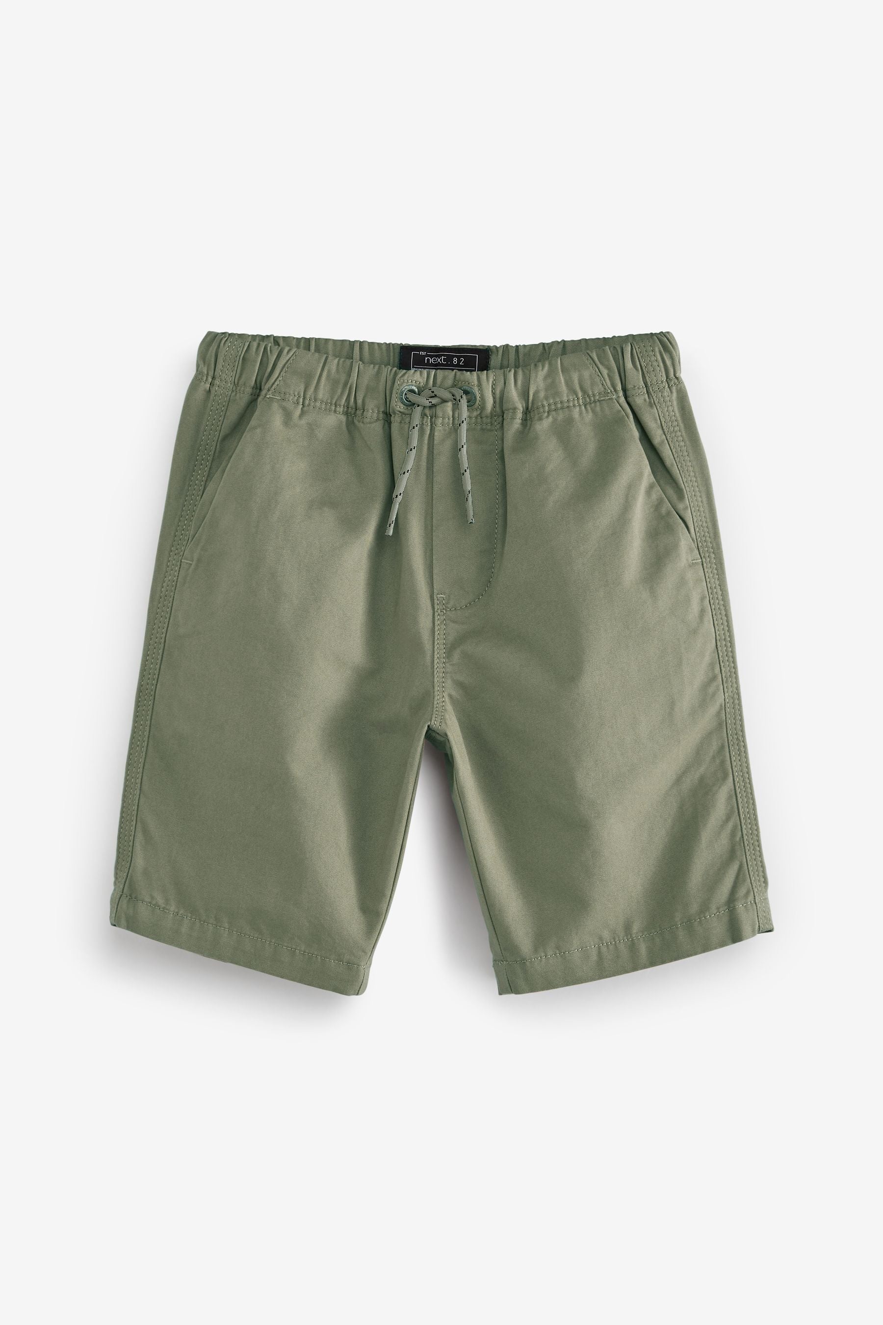 Khaki Green Regular Fit Pull-On Shorts (3-16yrs)