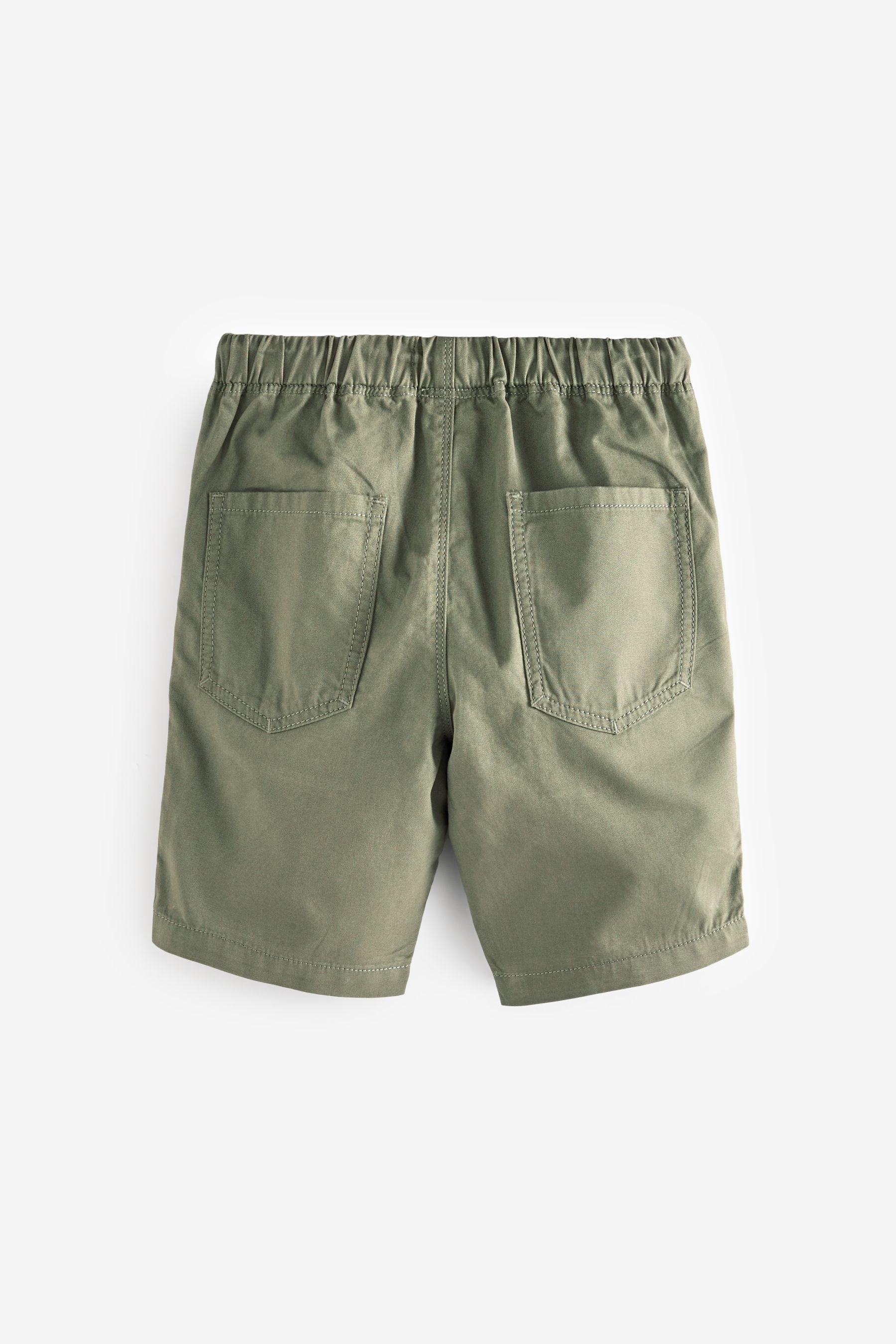 Khaki Green Regular Fit Pull-On Shorts (3-16yrs)