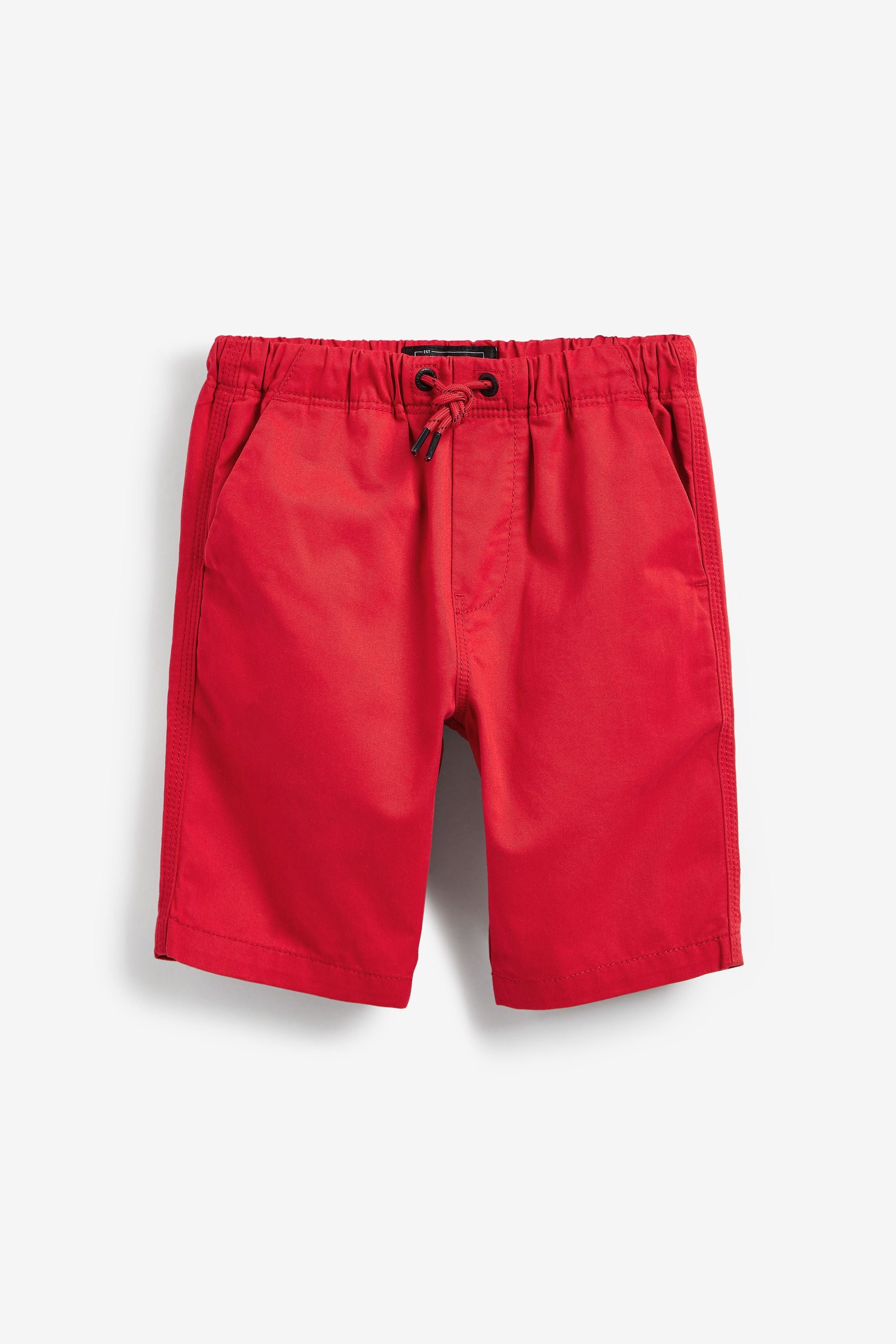 Dark Red Pull-On Shorts (3-16yrs)