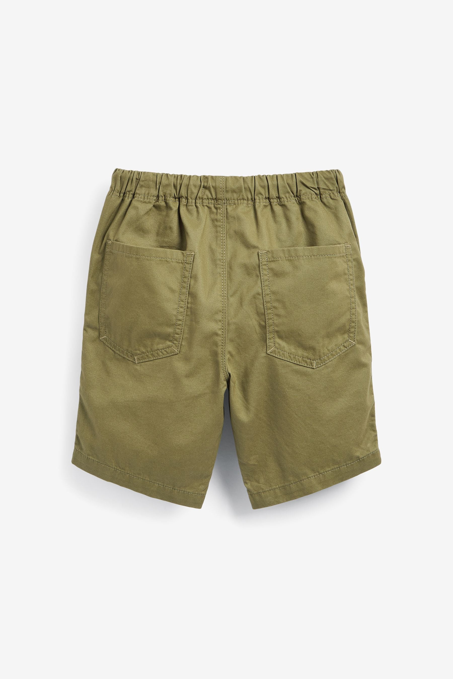 Olive Green Regular Fit Pull-On Shorts (3-16yrs)