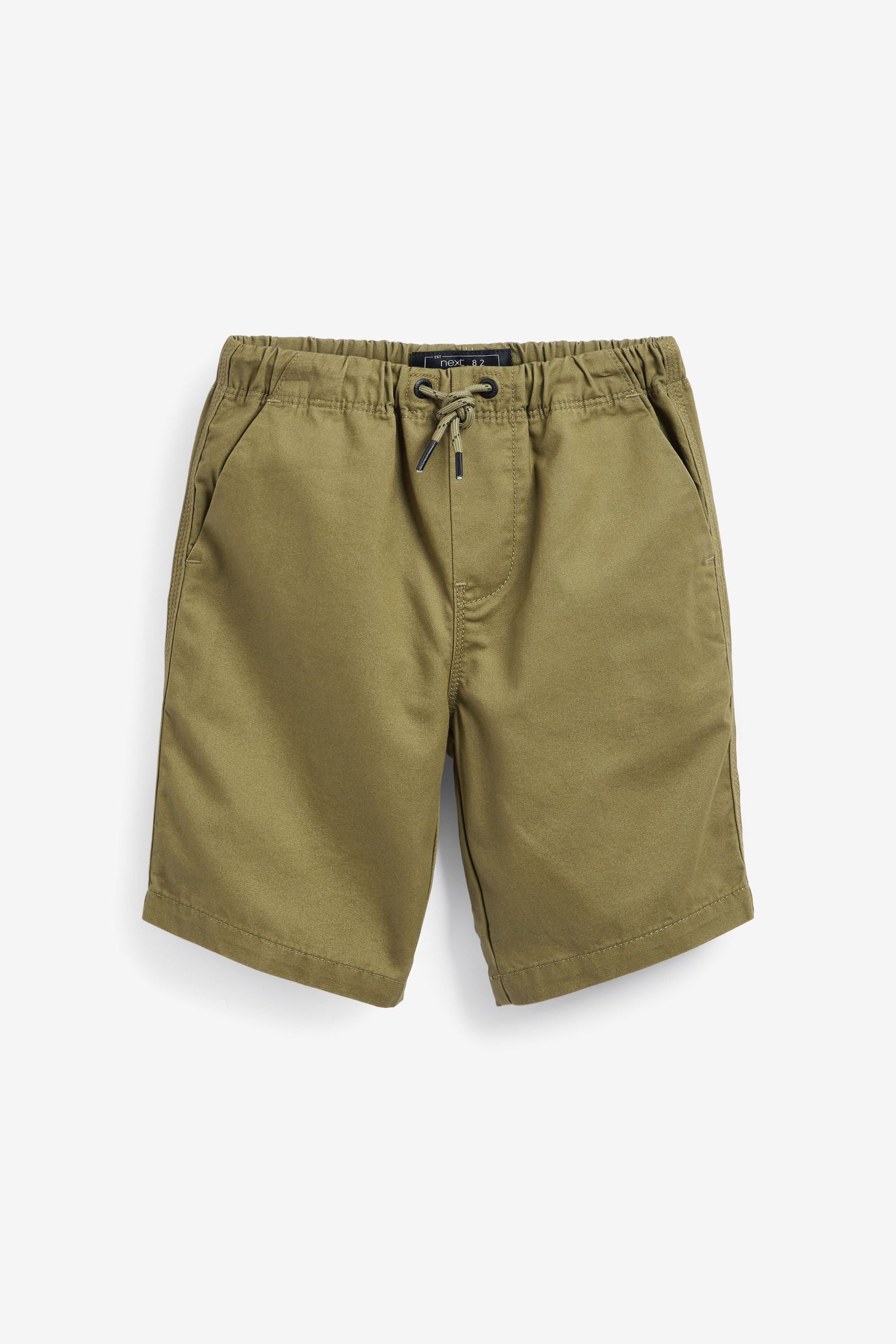 Olive Green Regular Fit Pull-On Shorts (3-16yrs)