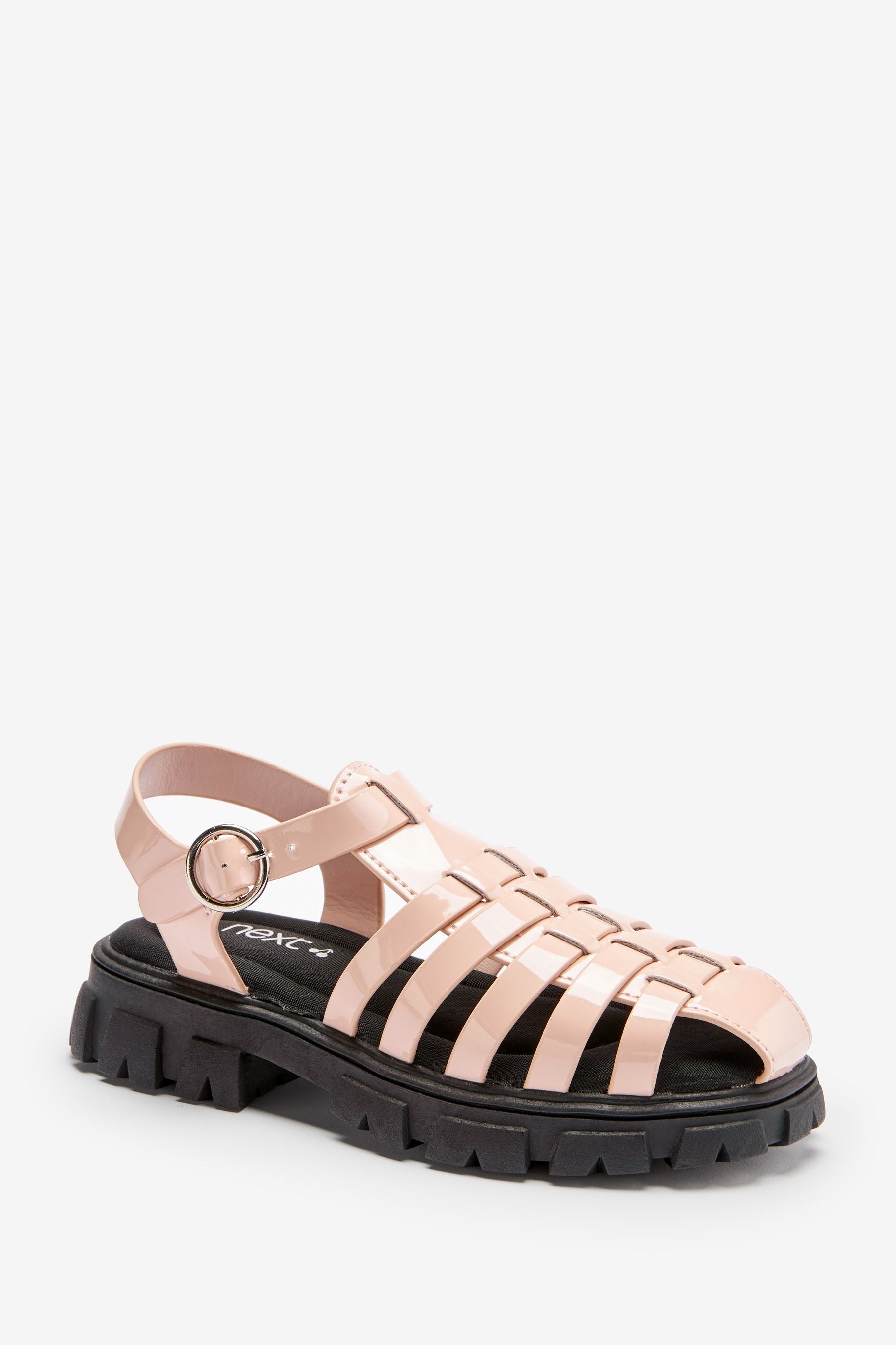 Pink Fisherman Chunky Sandals