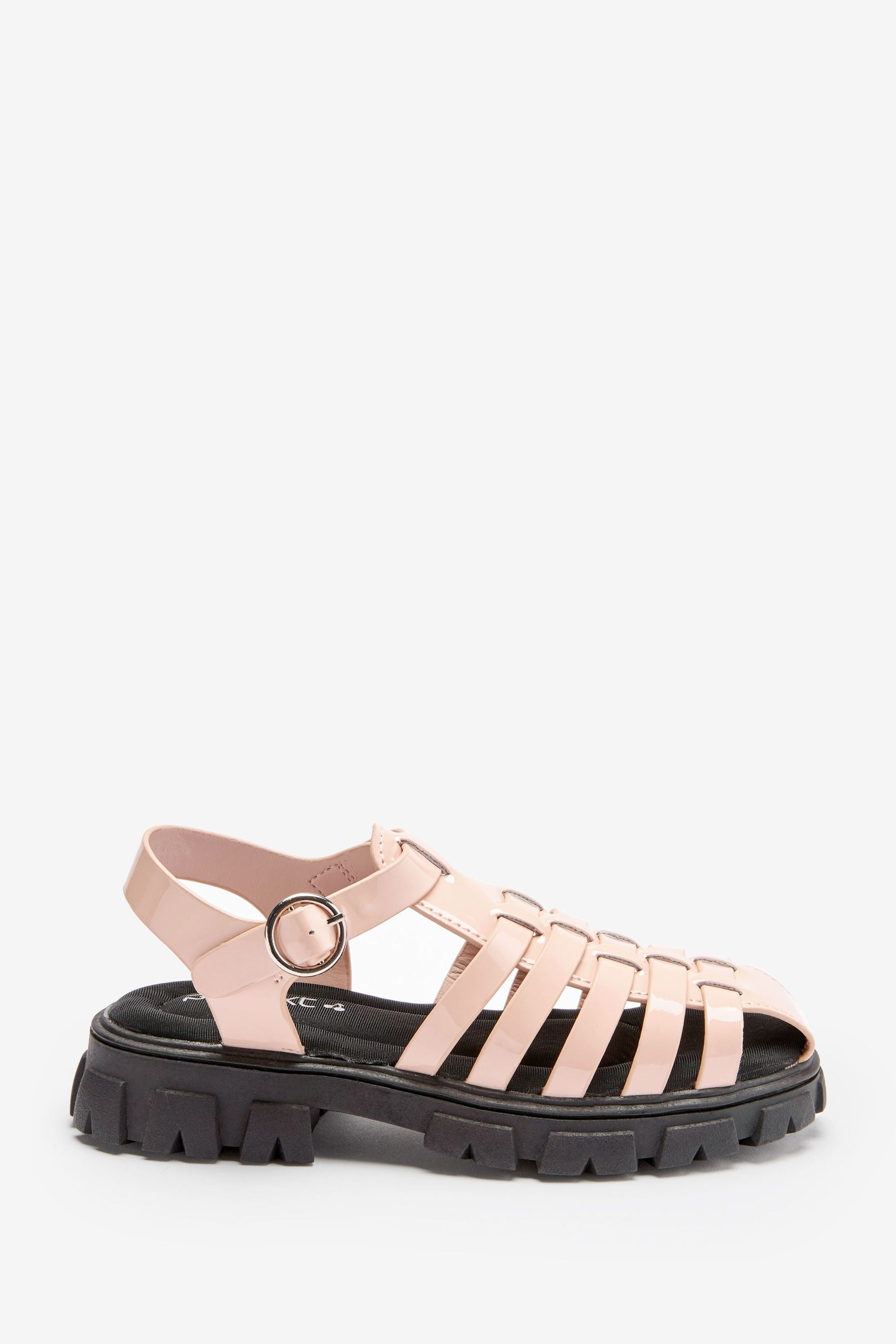 Pink Fisherman Chunky Sandals