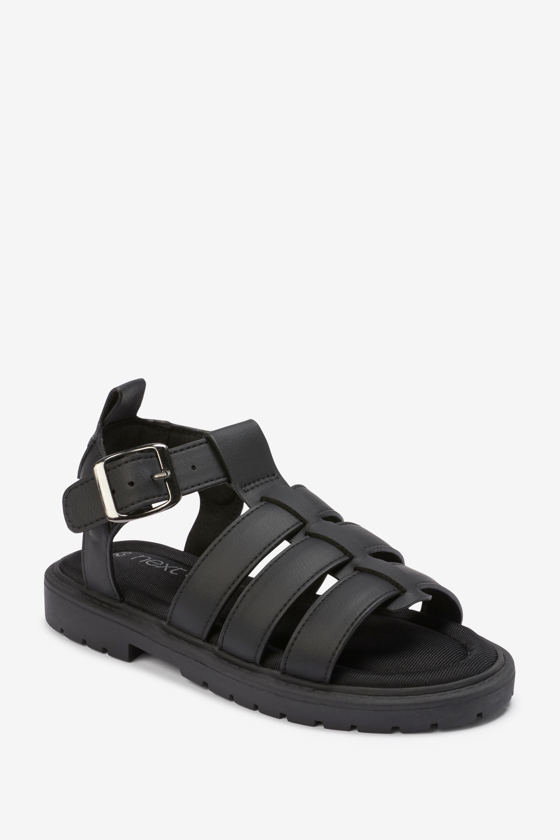 Black Chunky Sandals