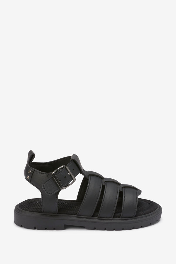 Black Chunky Sandals