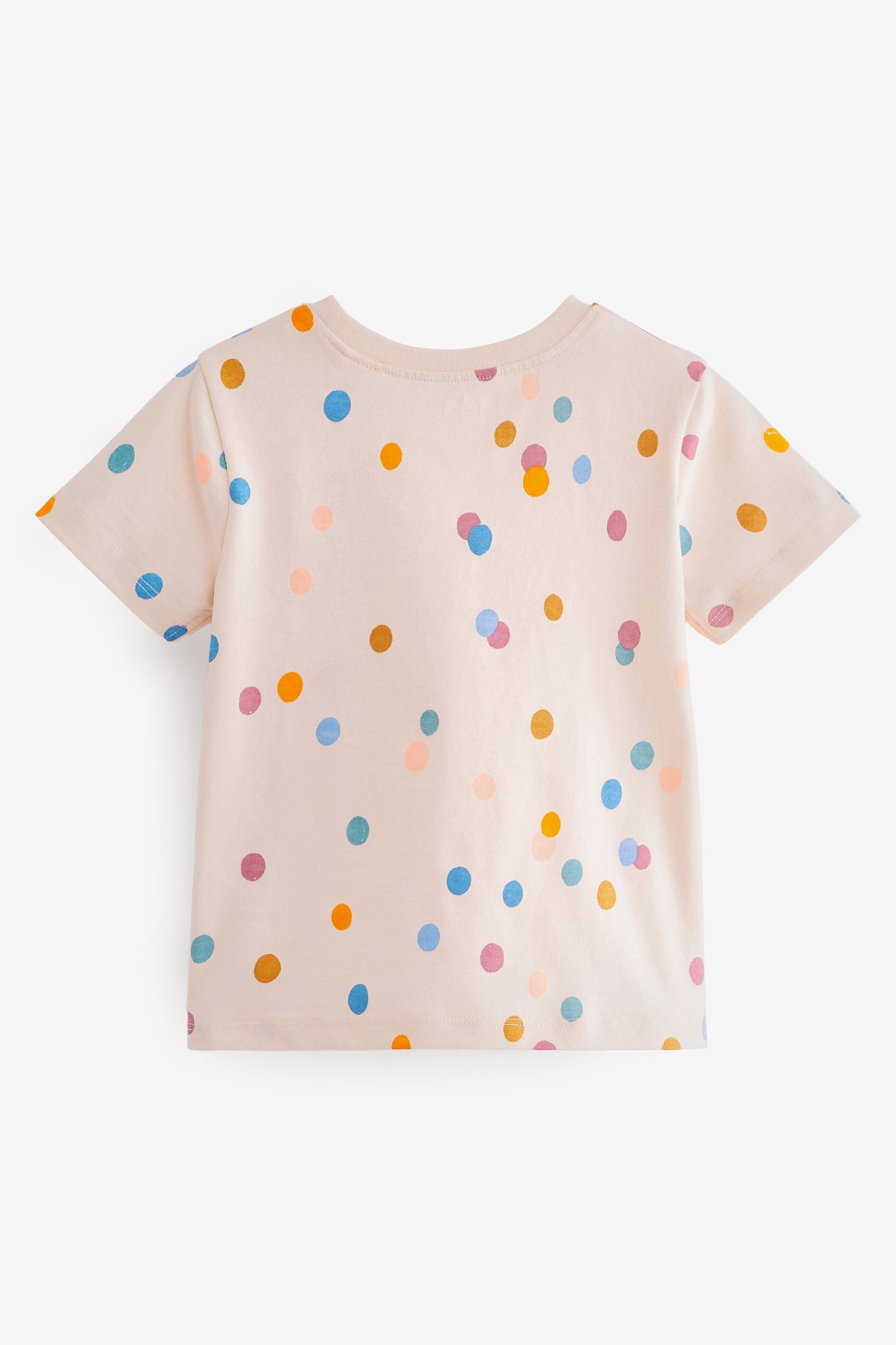 Cream Spot Ice Cream Short Sleeve Bag T-Shirt (3mths-7yrs)