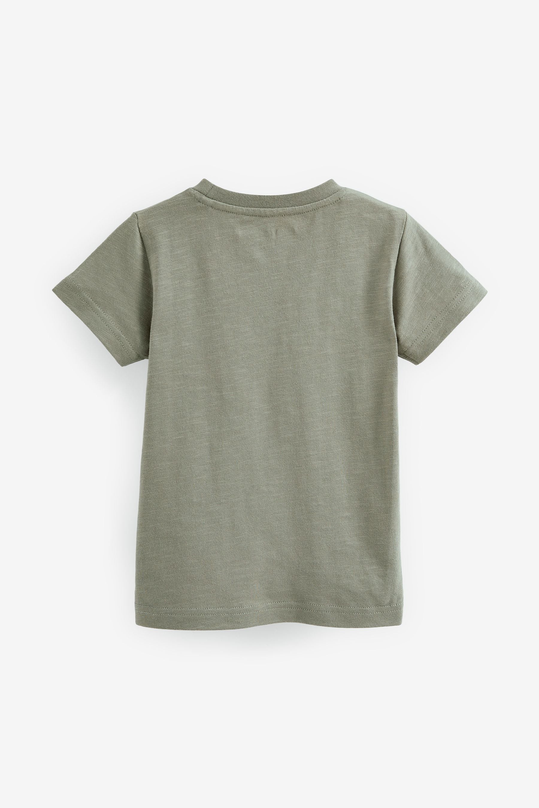 Slate Grey Transports Trio Short Sleeve Appliquééé T-Shirt (3mths-7yrs)