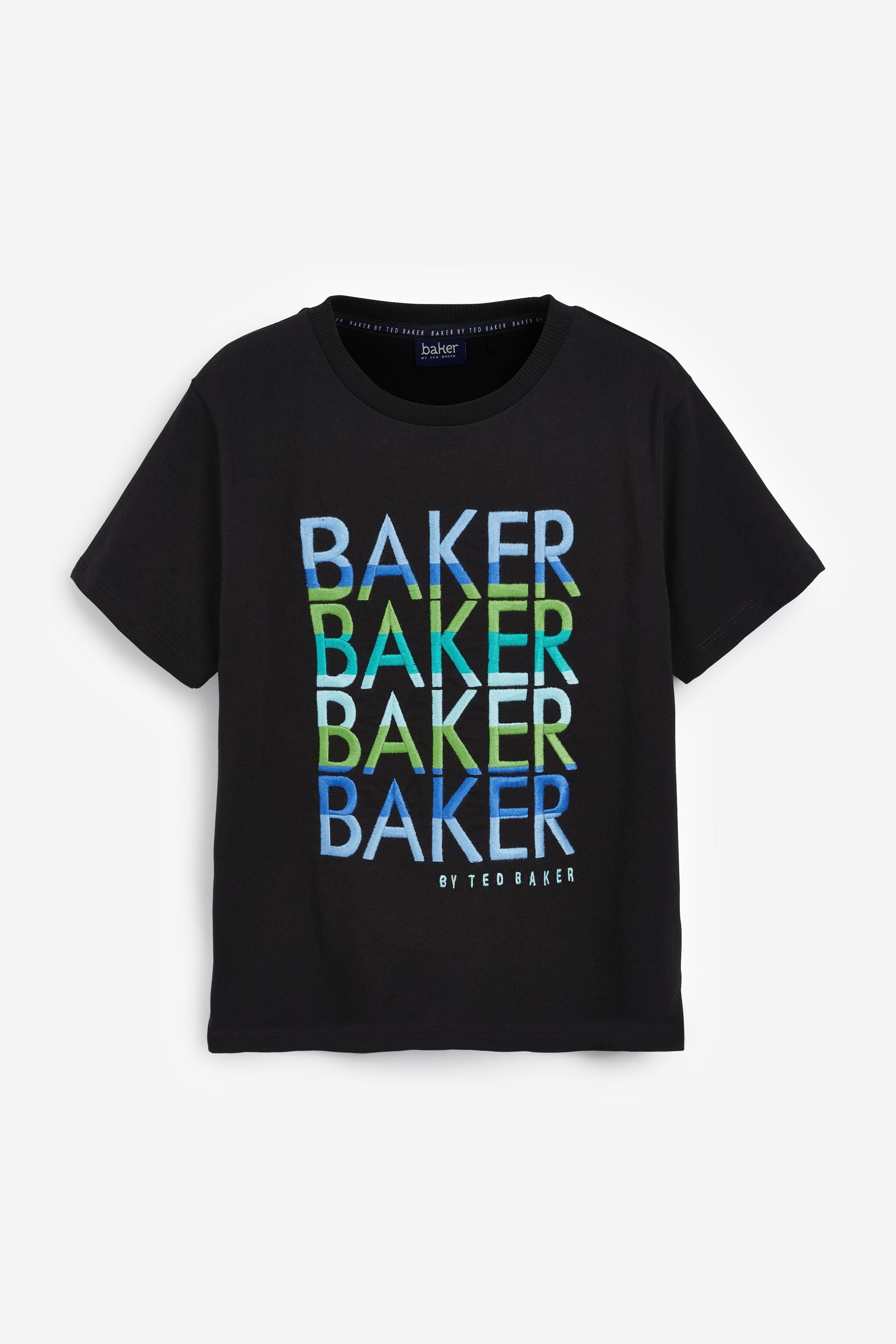 Baker by Ted Baker Black Graphic T-Shirt