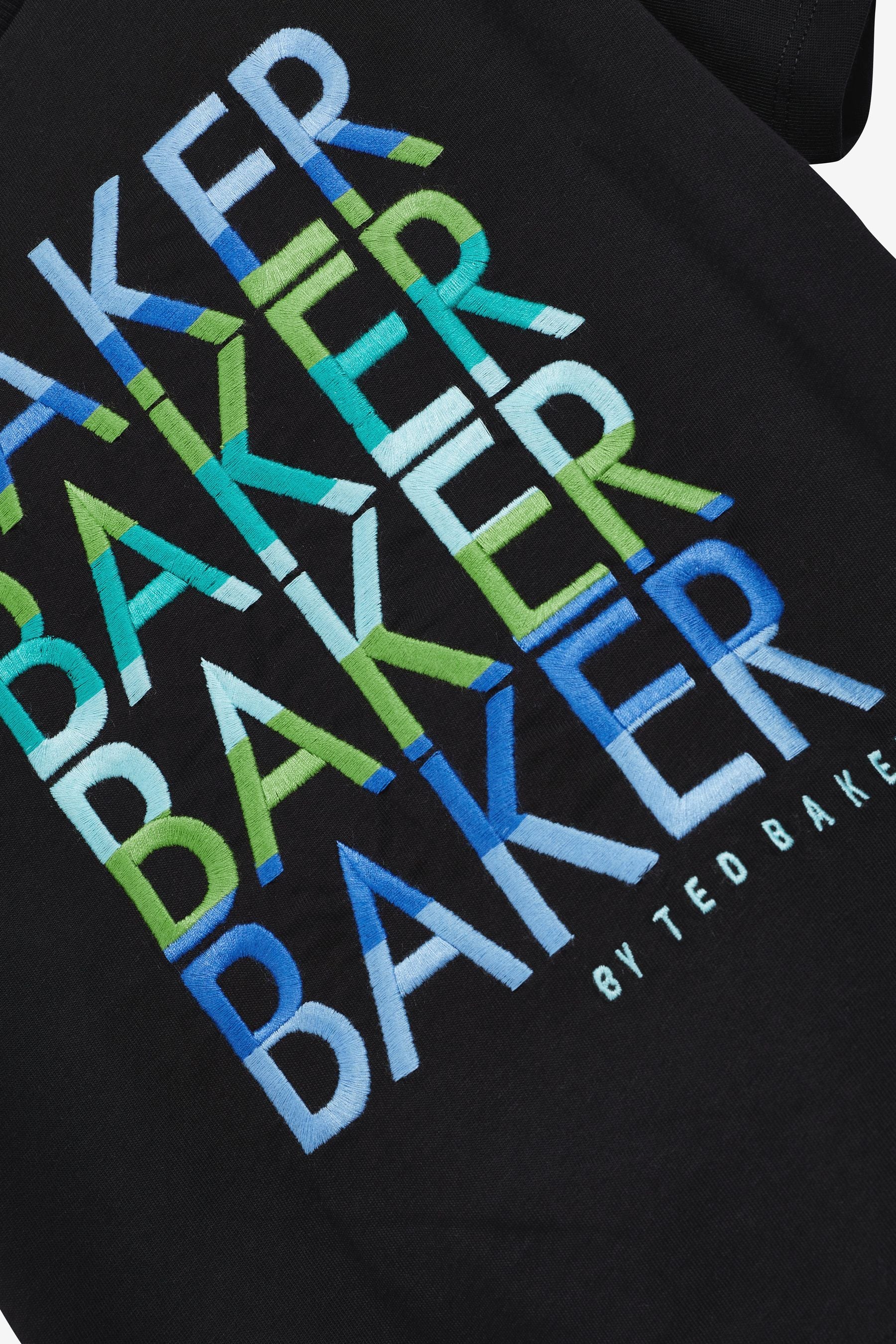 Baker by Ted Baker Black Graphic T-Shirt