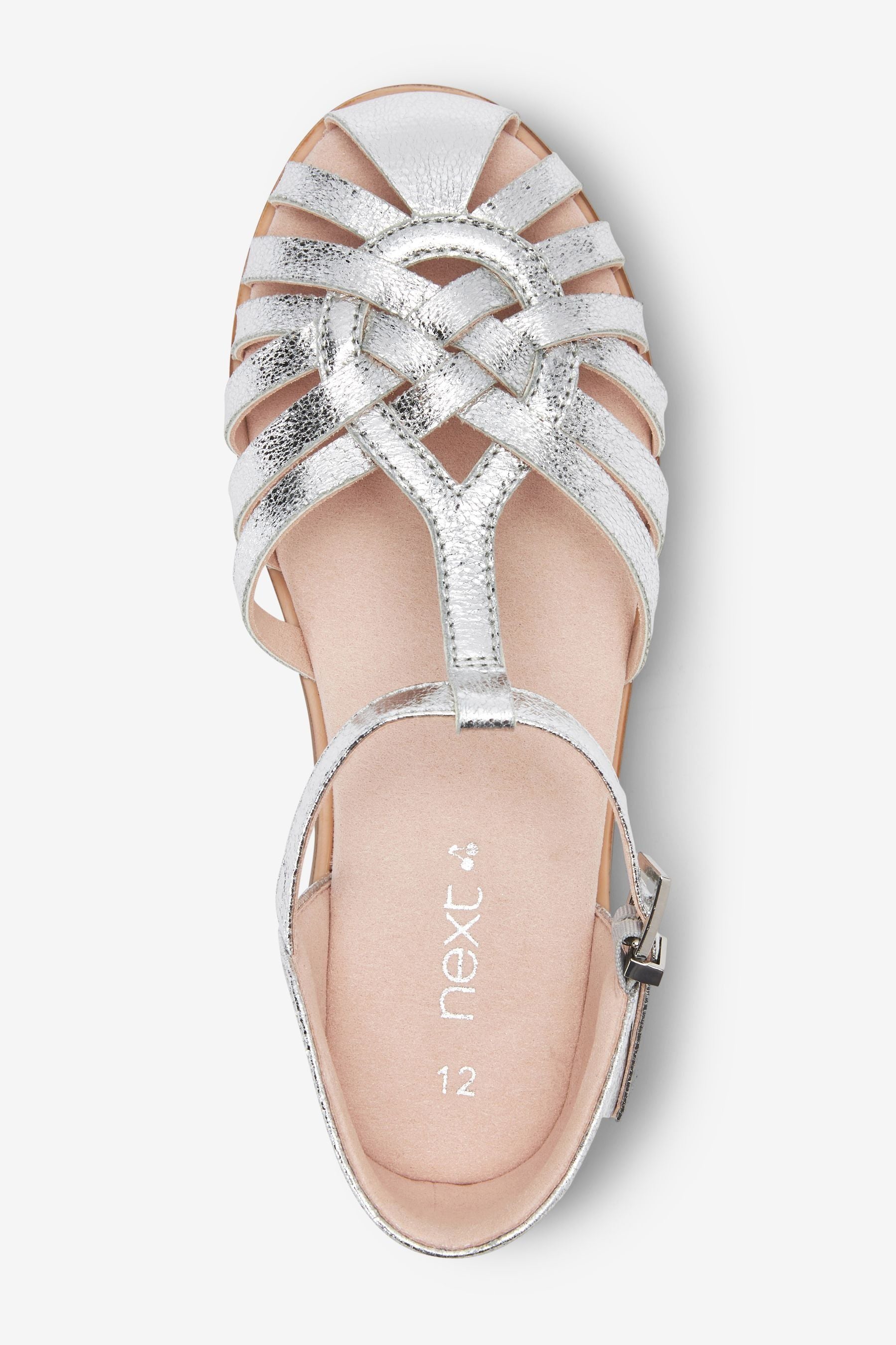 Silver Caged Sandals