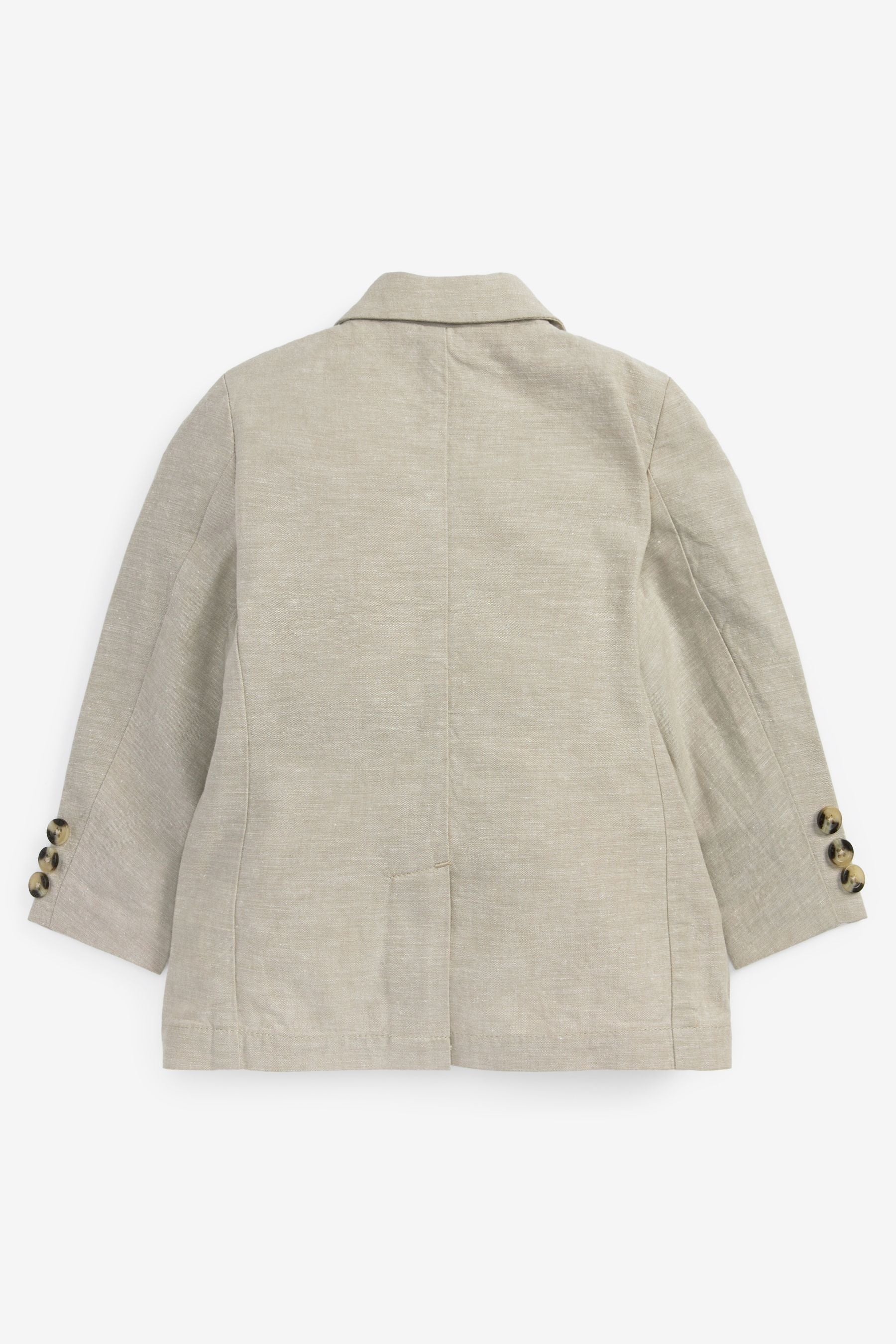 Stone Linen Blend Blazer (3mths-9yrs)