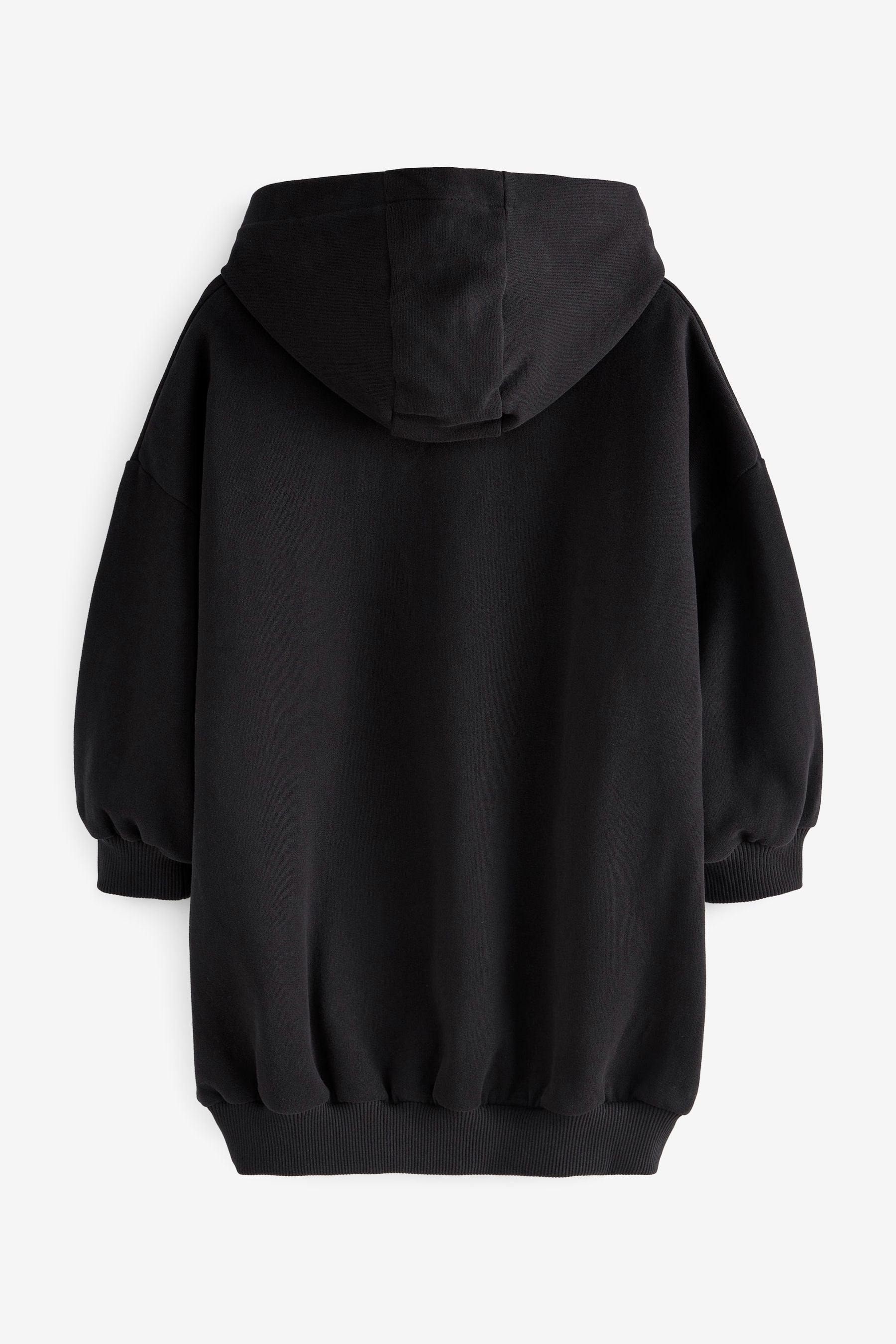 Black Longline Hoodie (3-16yrs)