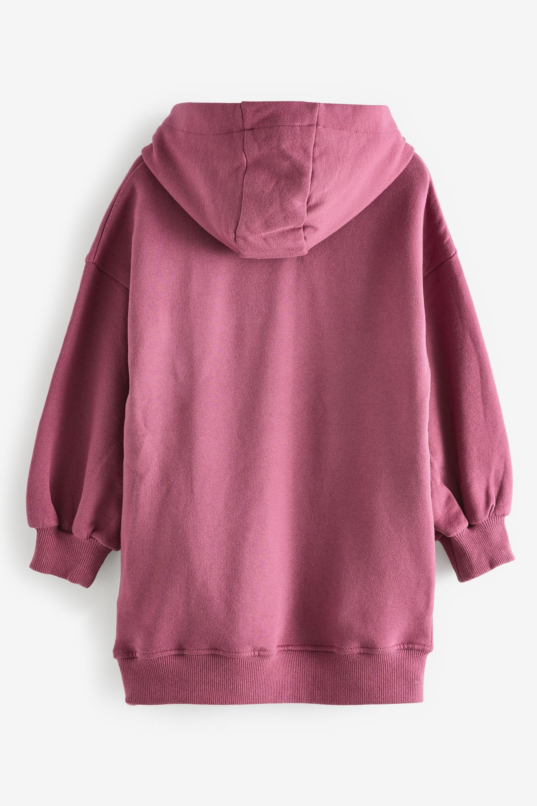 Berry Red Glitter Animal Longline Hoodie (3-16yrs)