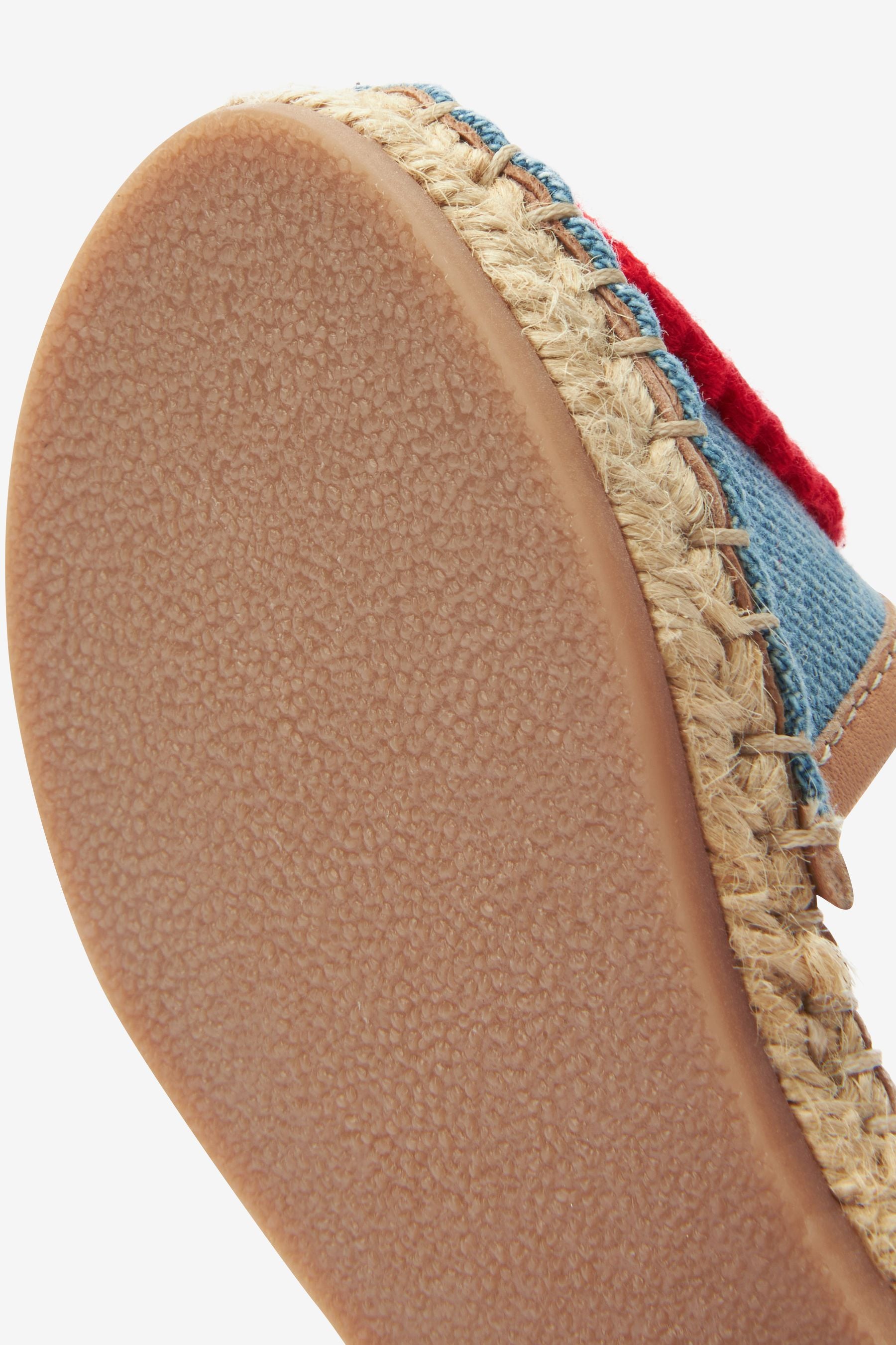 Denim Blue Rainbow Espadrille Sandals