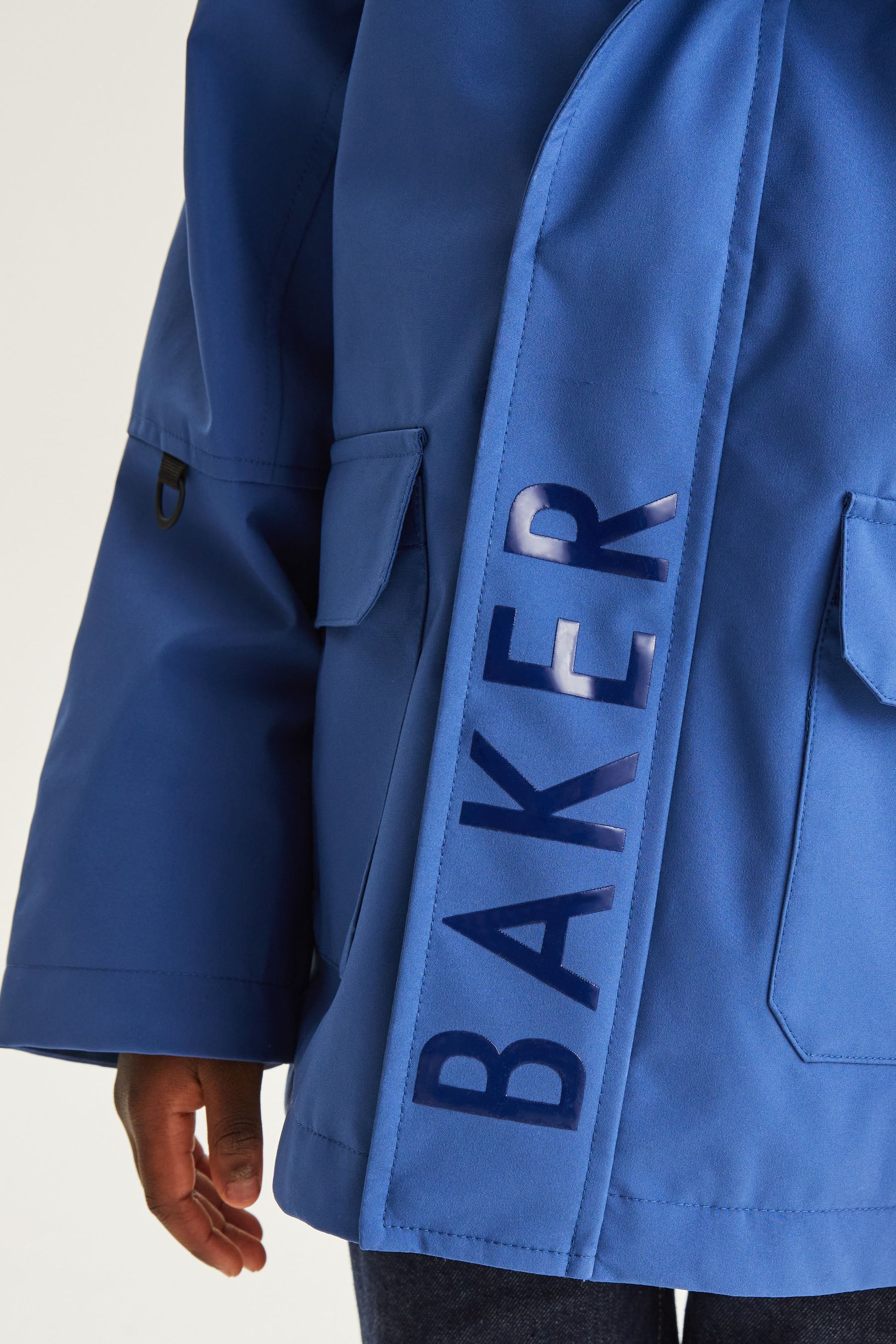 Blue Baker by Ted Baker Blue Shower Resistant Lightweight Jacket