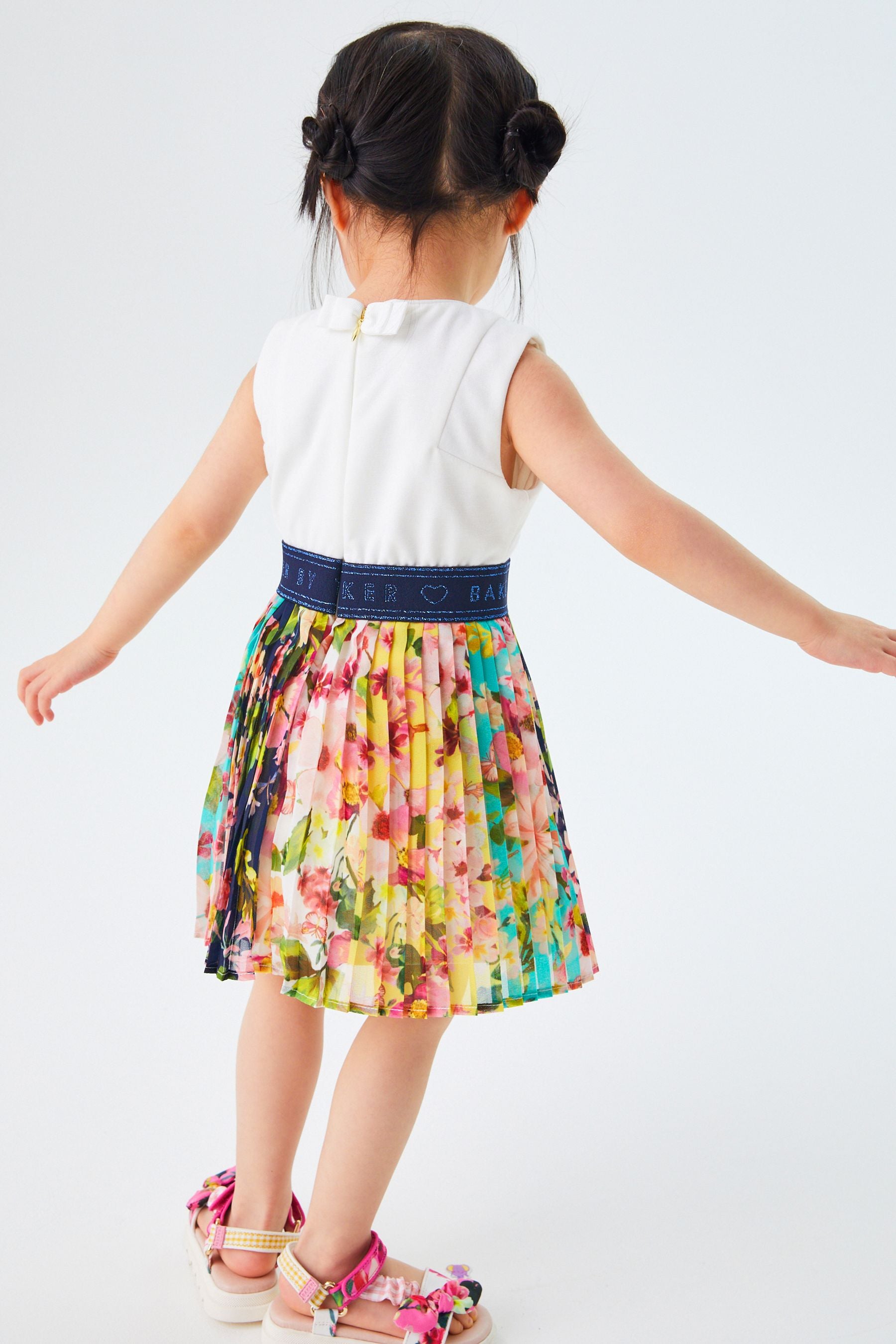 Multi Baker by Ted Baker Pleated Skirt Dress