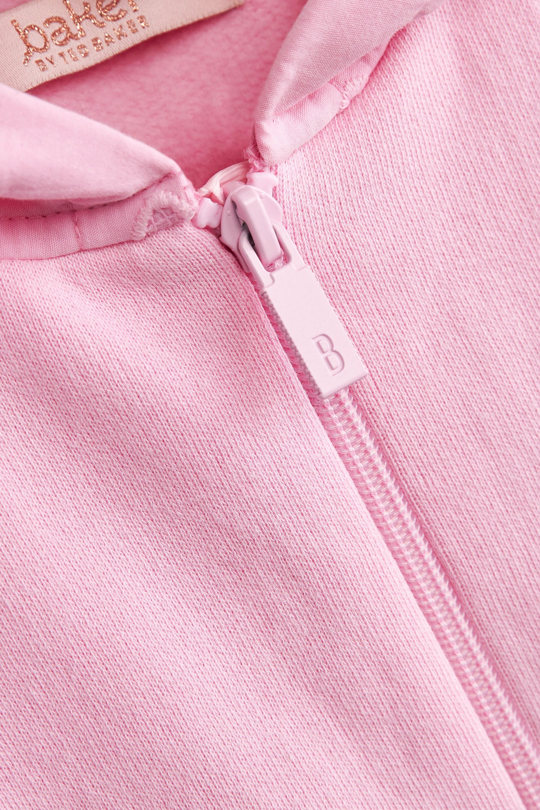 Baker by Ted Baker Pink Broderie Hoodie