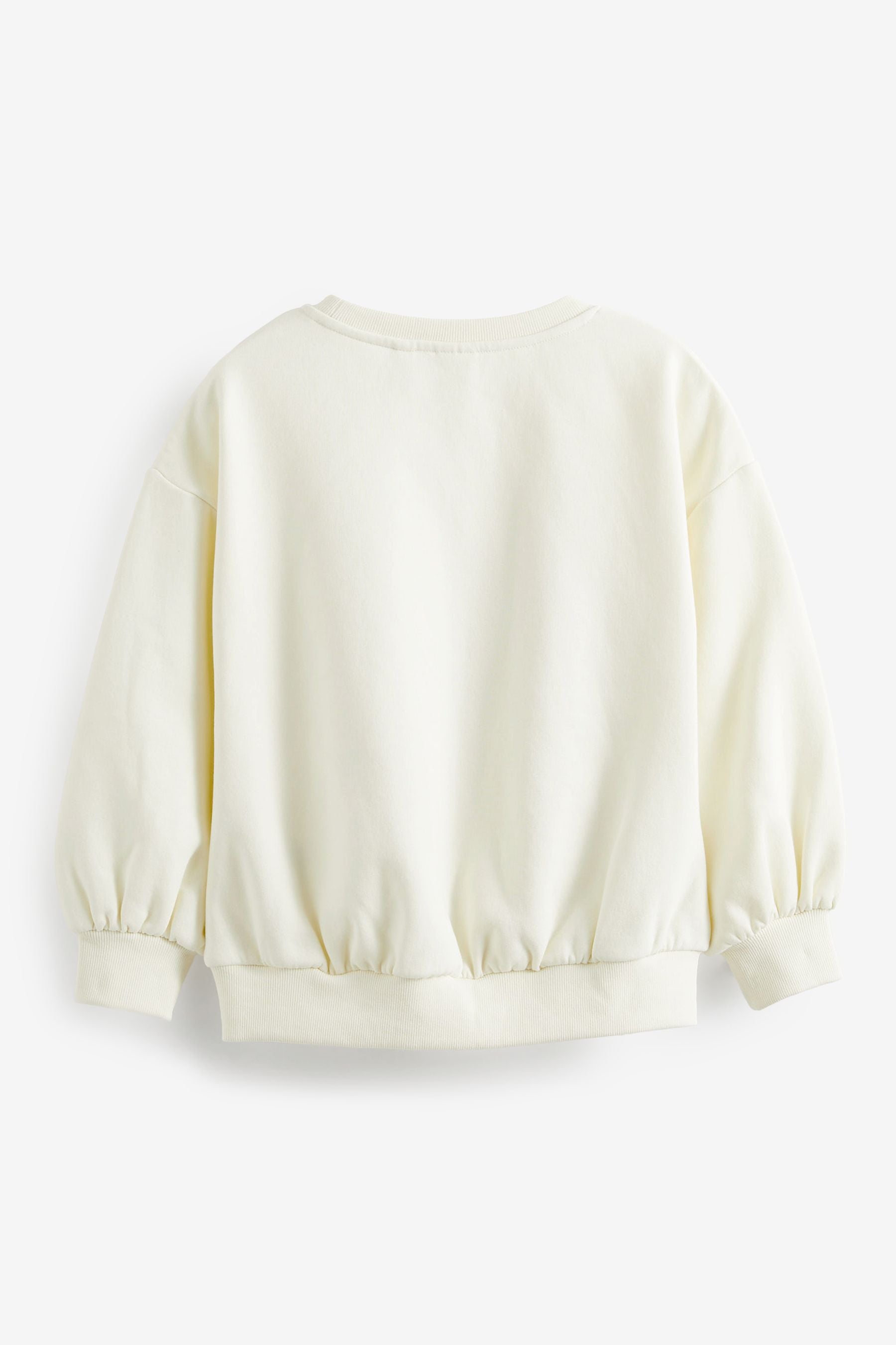 White Teddy Bear Christmas Crew Jumper (3-16yrs)