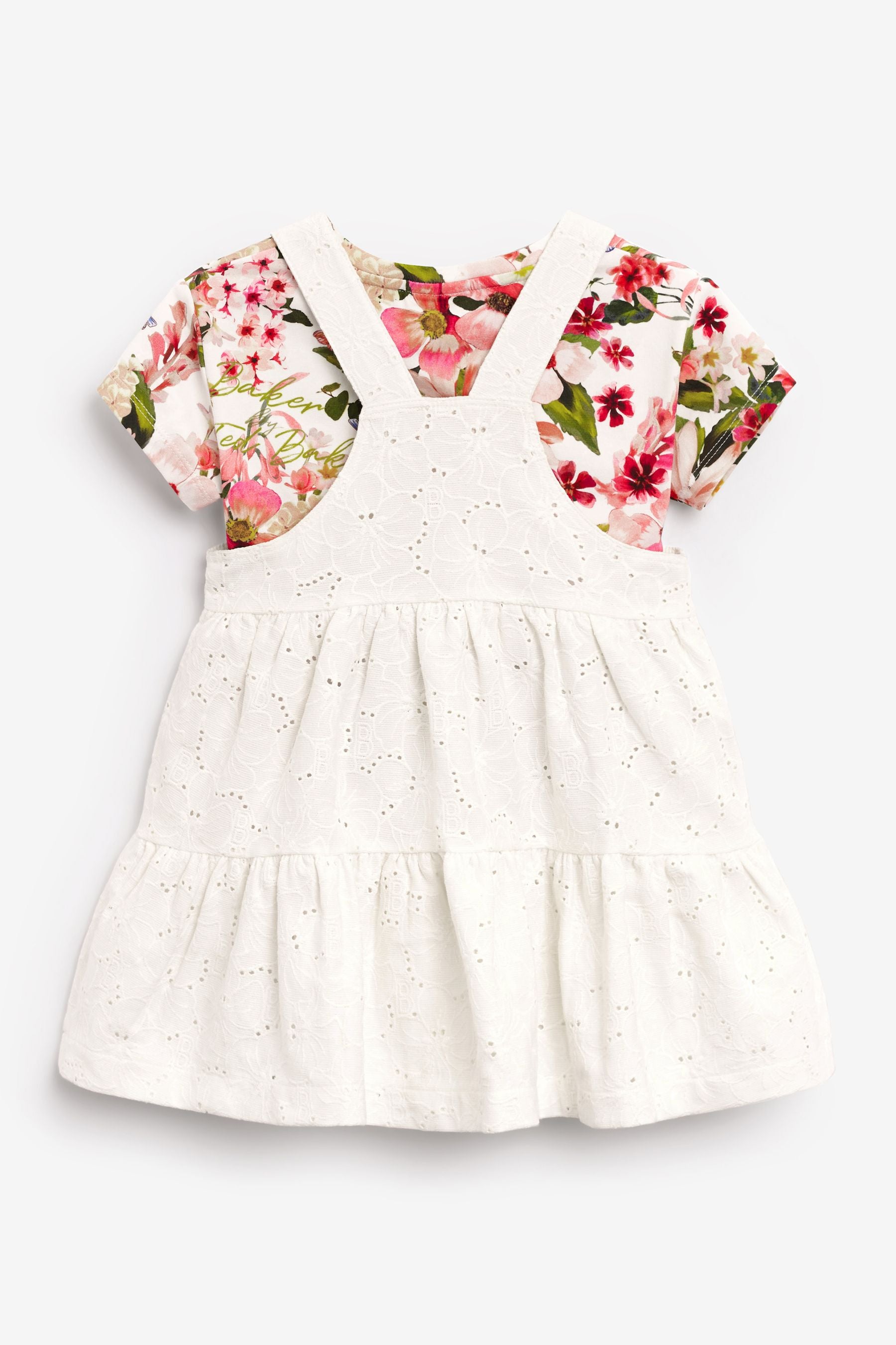 Baker by Ted Baker Broderie Pinafore Dress Set