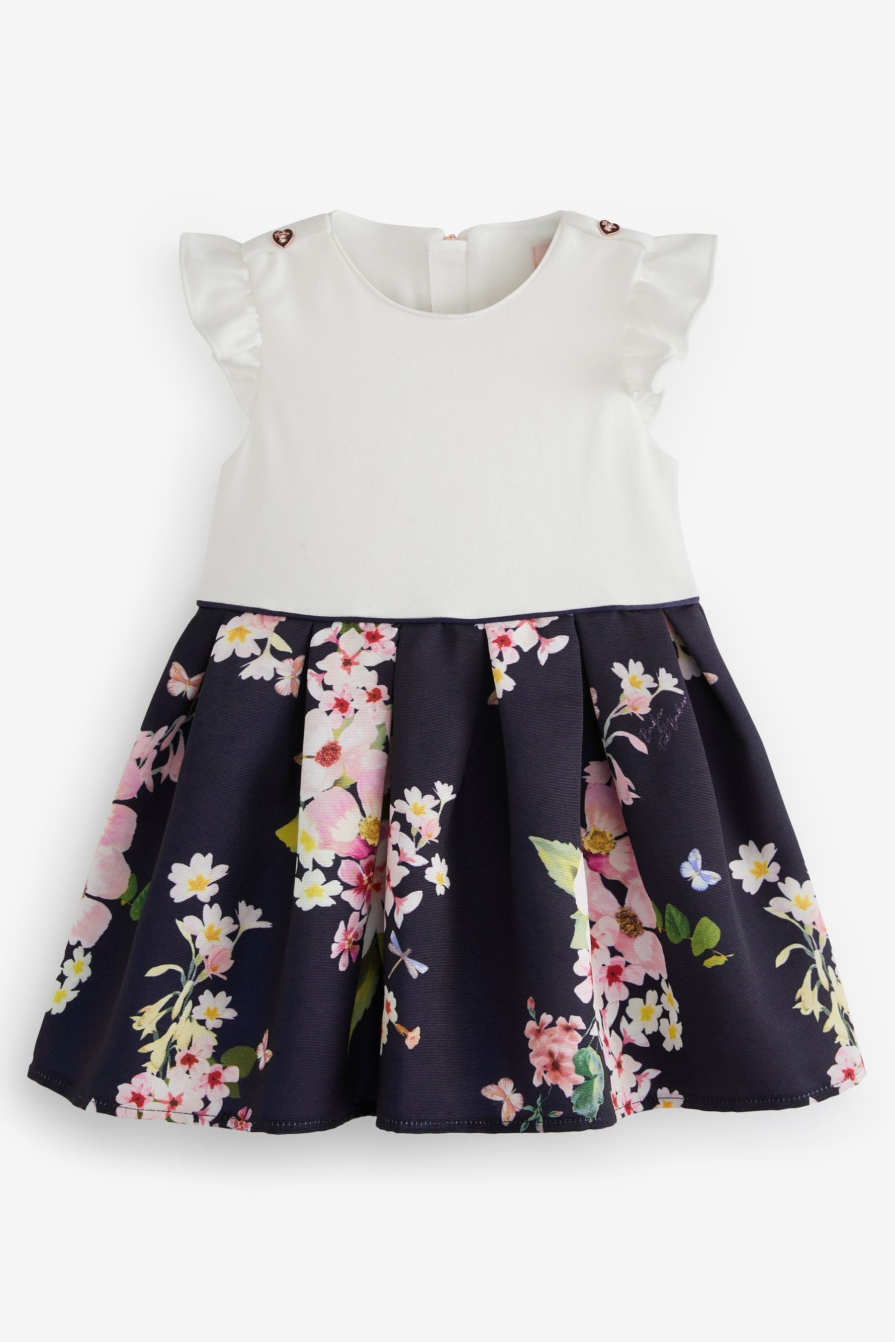 Baker by Ted Baker Navy Blue Floral Dress