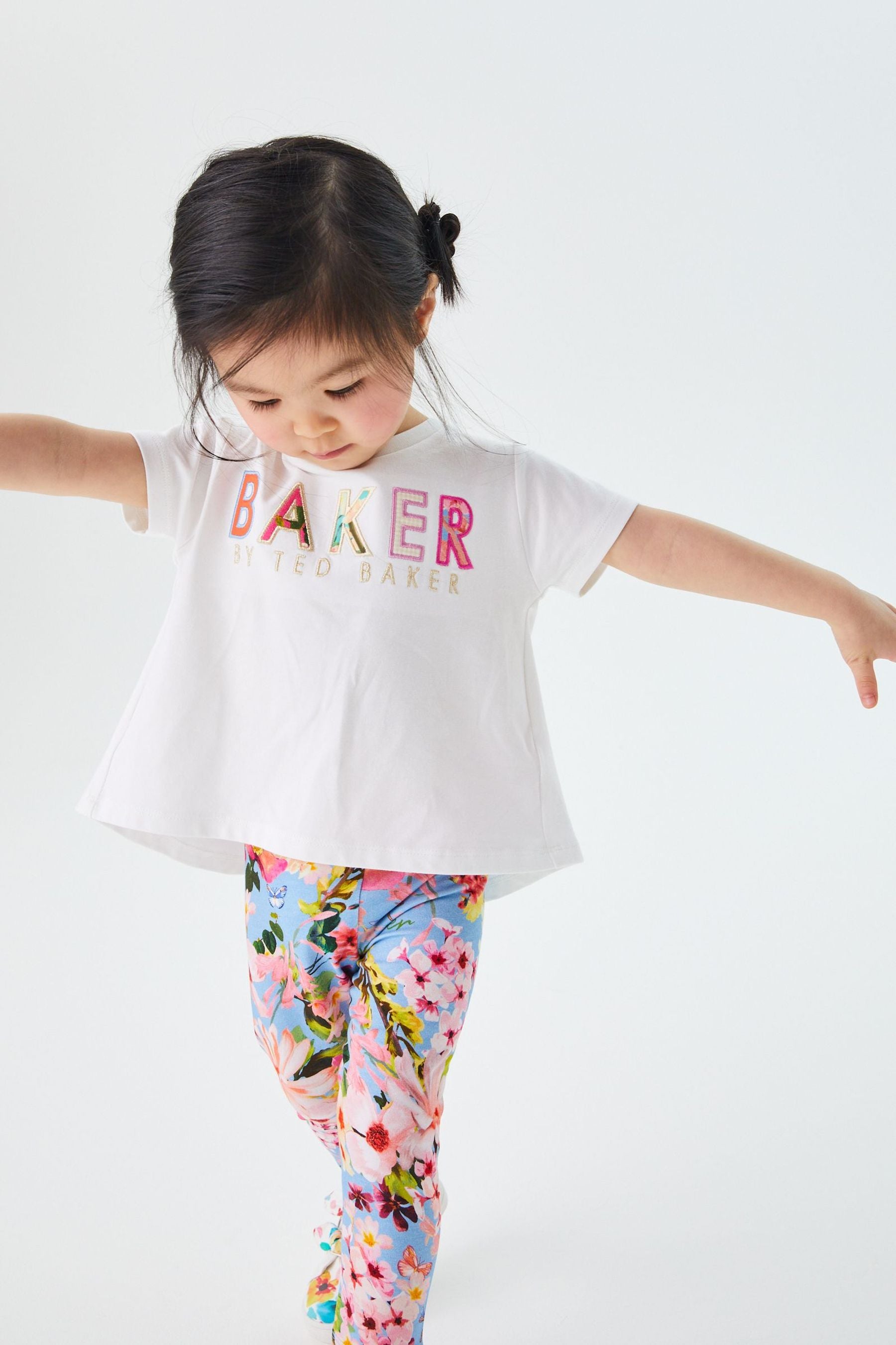 Baker by Ted Baker White T-Shirt and Leggings Set