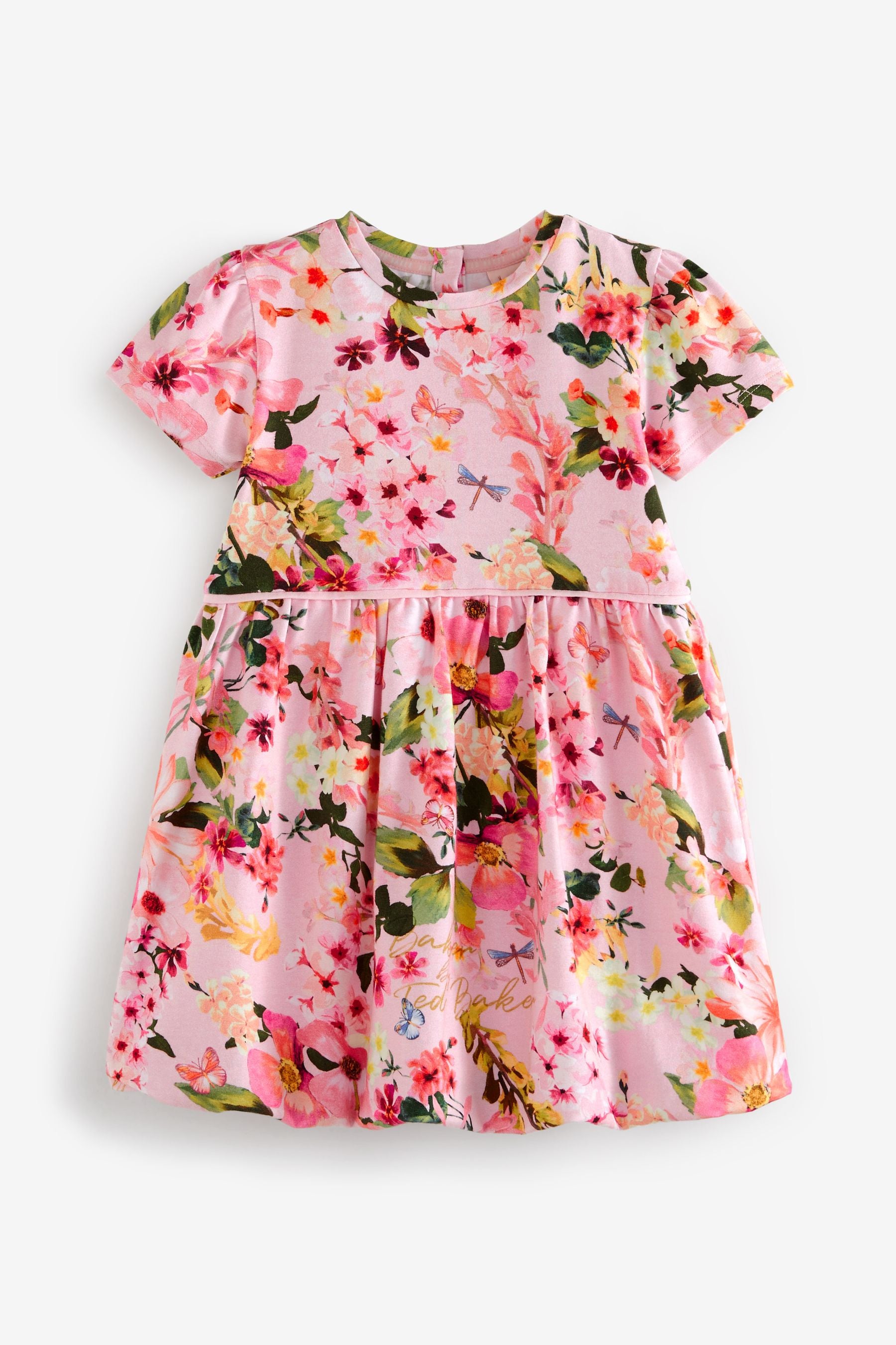 Baker by Ted Baker Pink Floral Jersey Dress