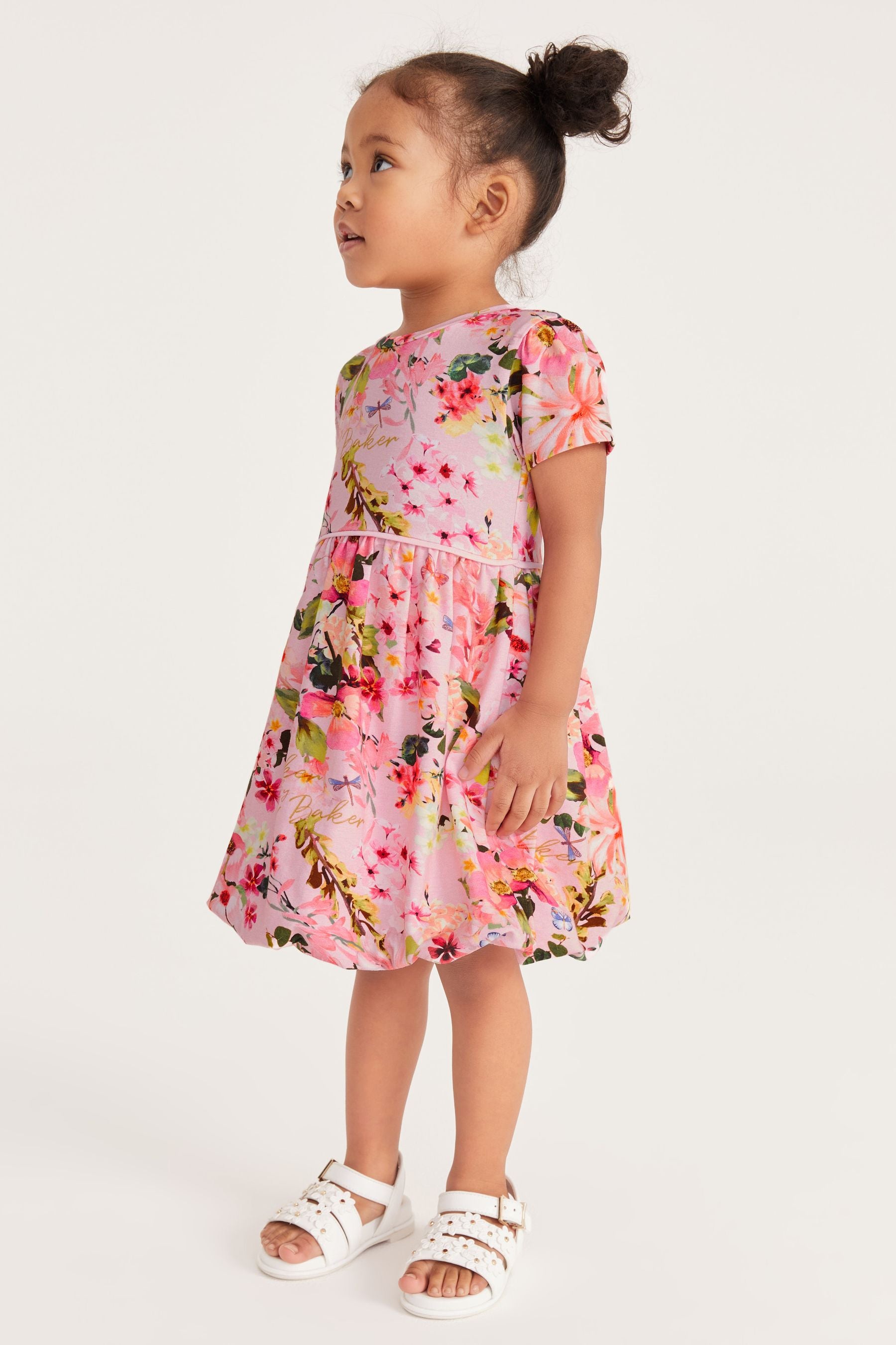 Baker by Ted Baker Pink Floral Jersey Dress