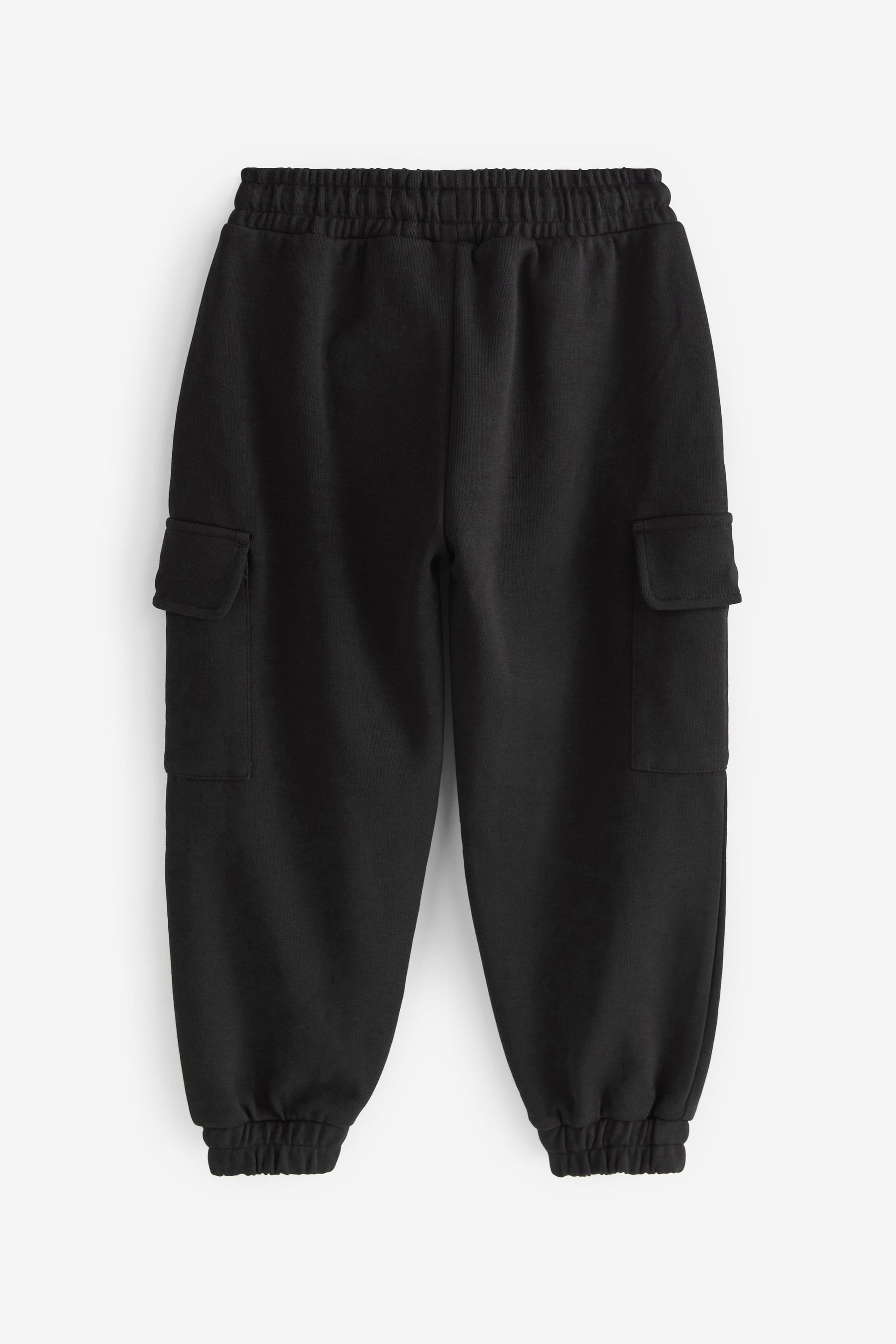 Black Cargo Utility Joggers (3-16yrs)