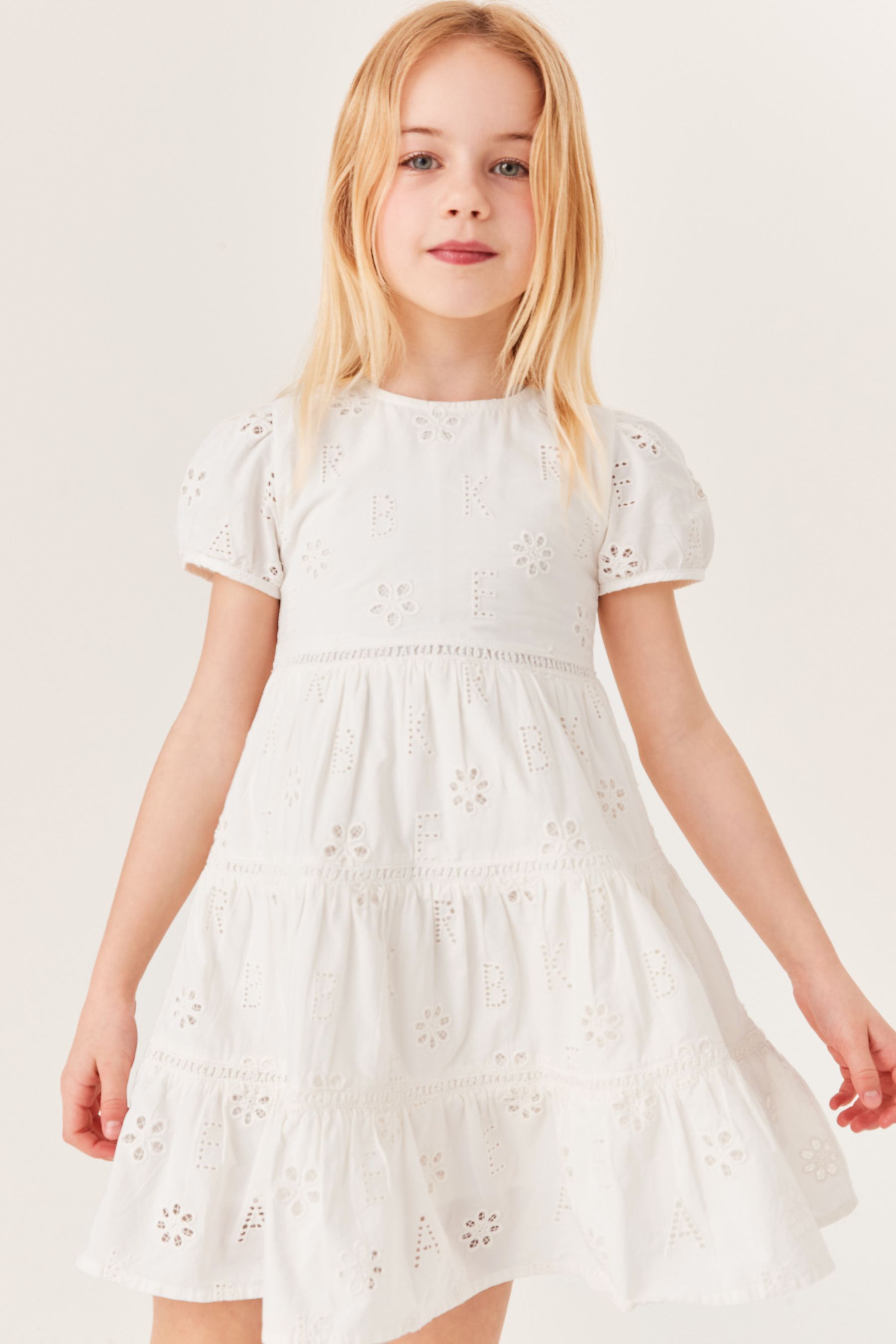 White Baker by Ted Baker Broderie Dress