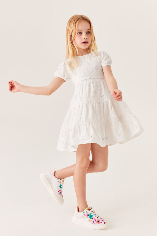 White Baker by Ted Baker Broderie Dress