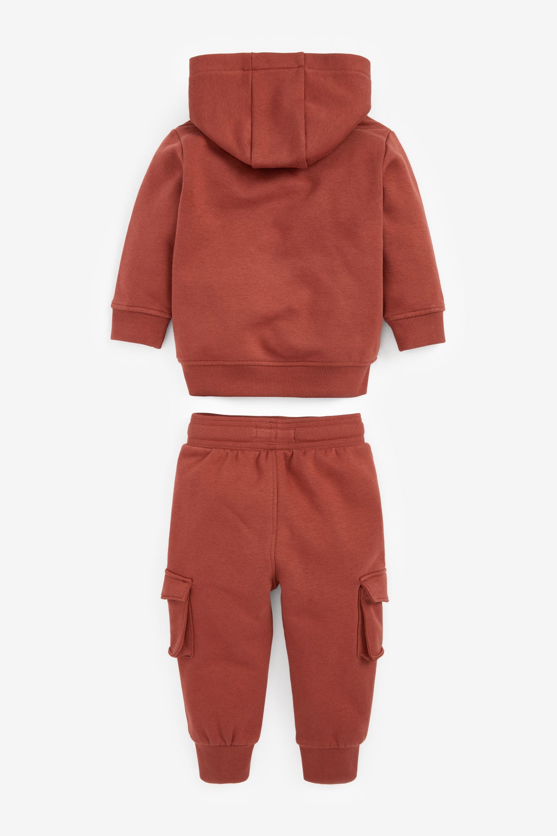 Rust Brown Sweatshirt And Joggers Jersey Set (3mths-7yrs)