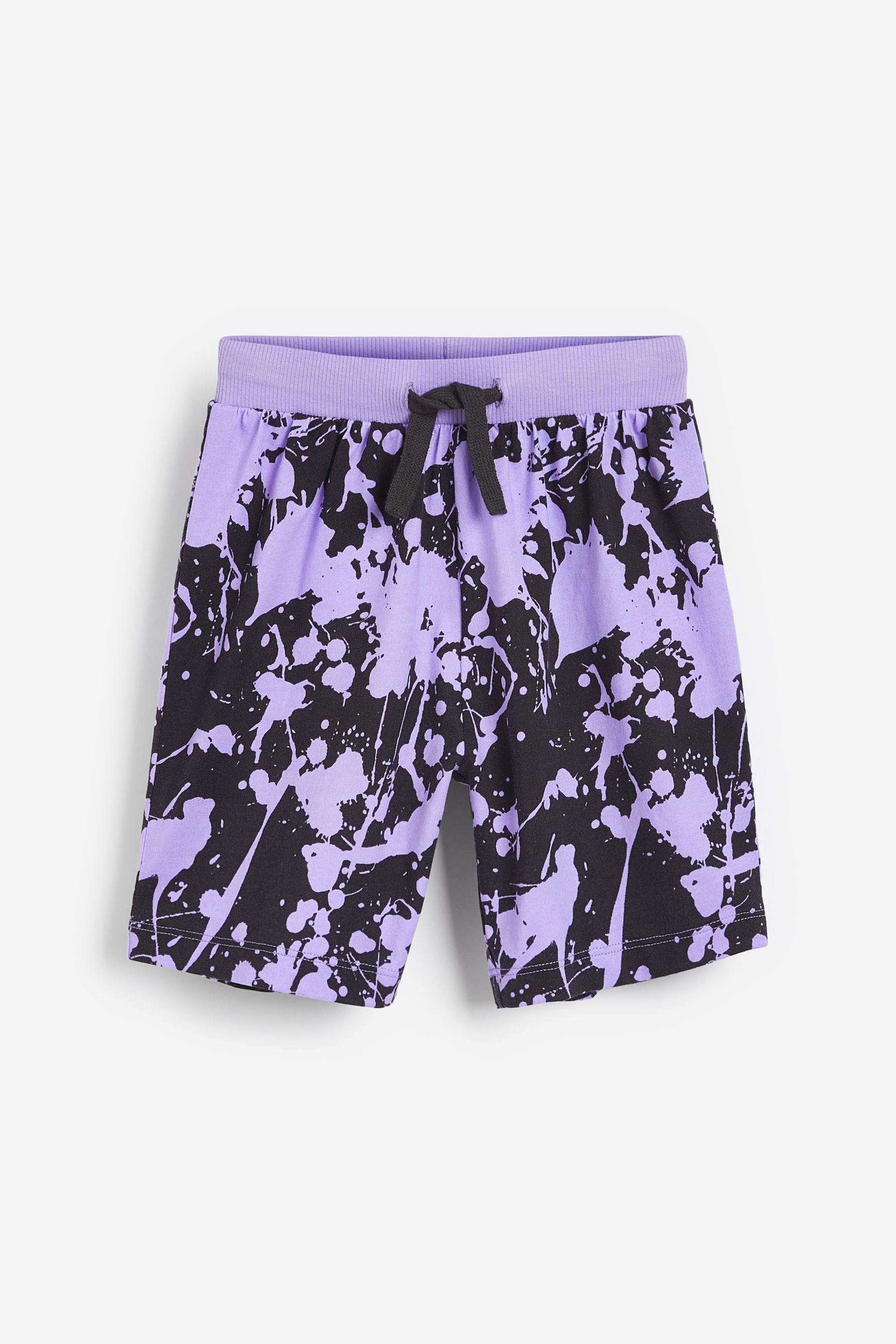 Purple/ Green Splat Oversized 3 Pack Short Pyjamas (9mths-16yrs)