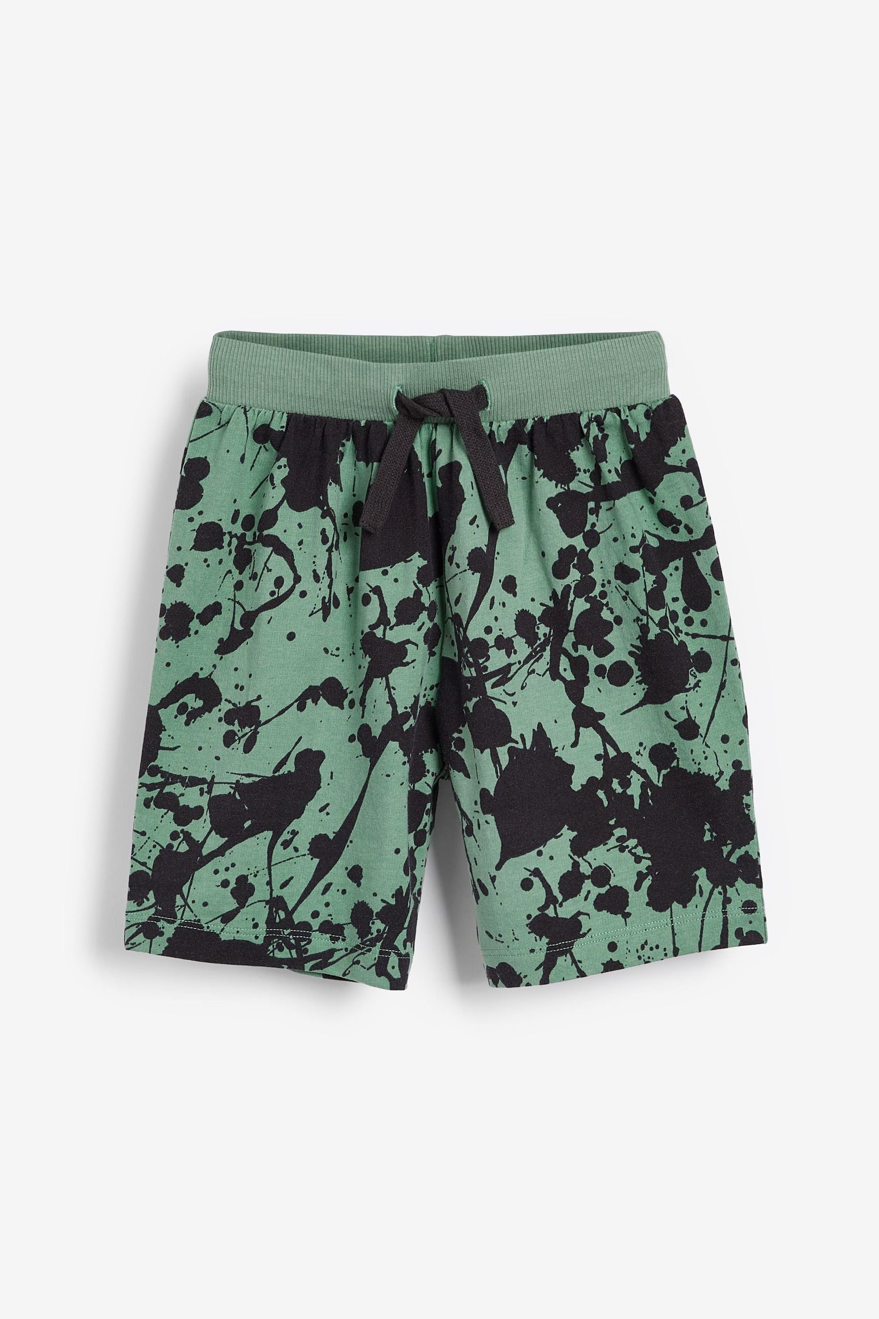 Purple/ Green Splat Oversized 3 Pack Short Pyjamas (9mths-16yrs)