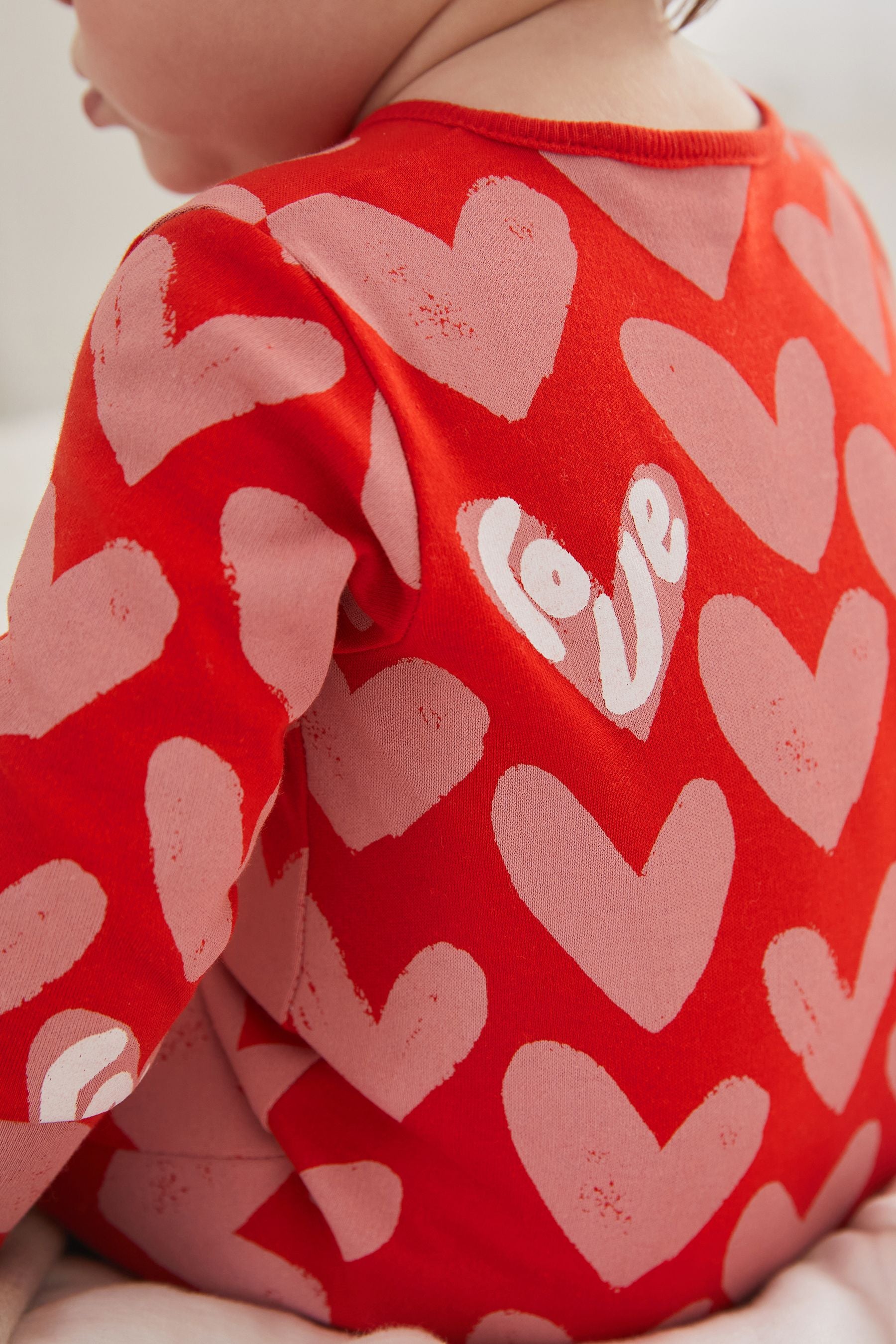 Red Heart Baby Single Sleepsuit (0mths-2yrs)