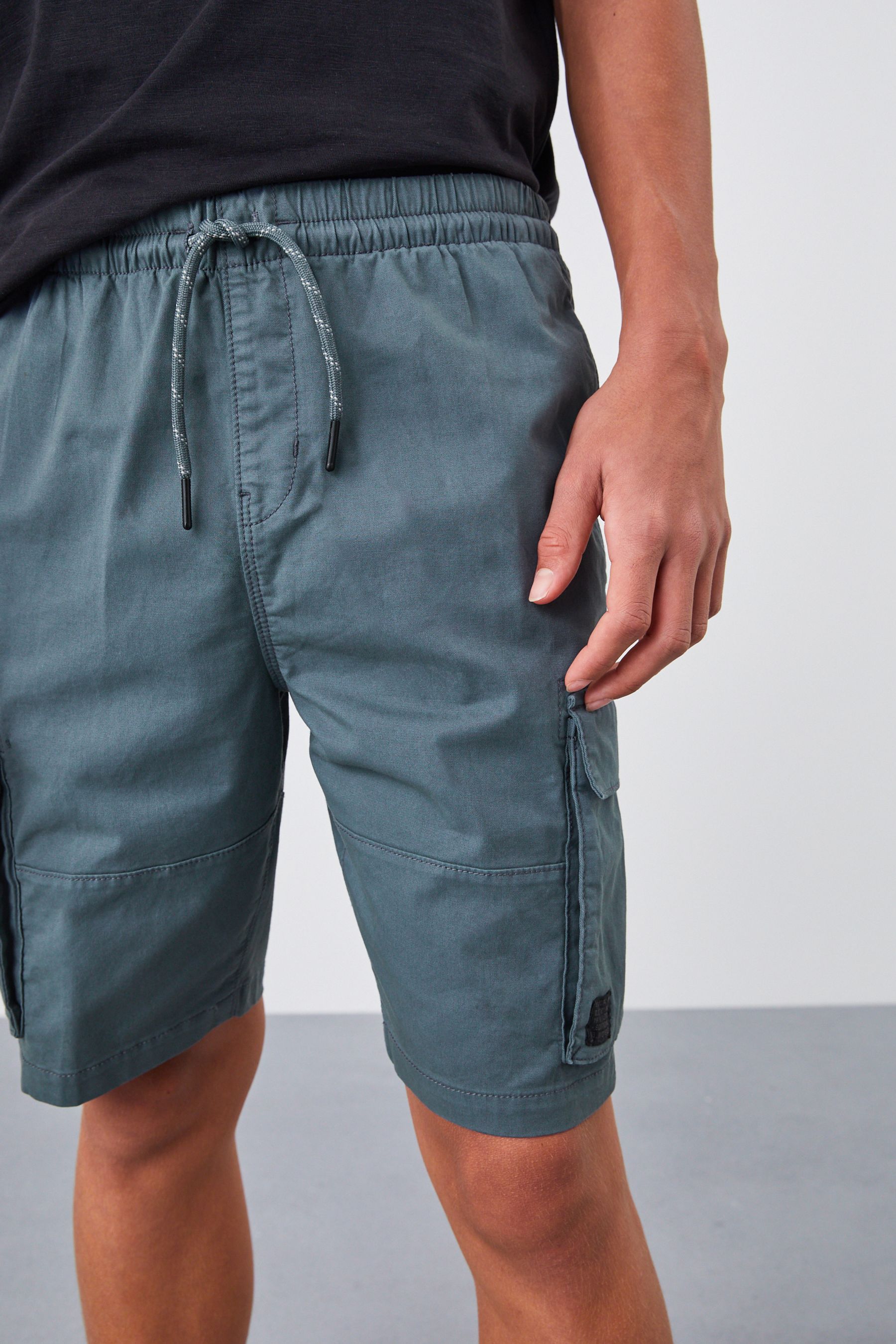 Blue/Grey Cargo Shorts (3-16yrs)