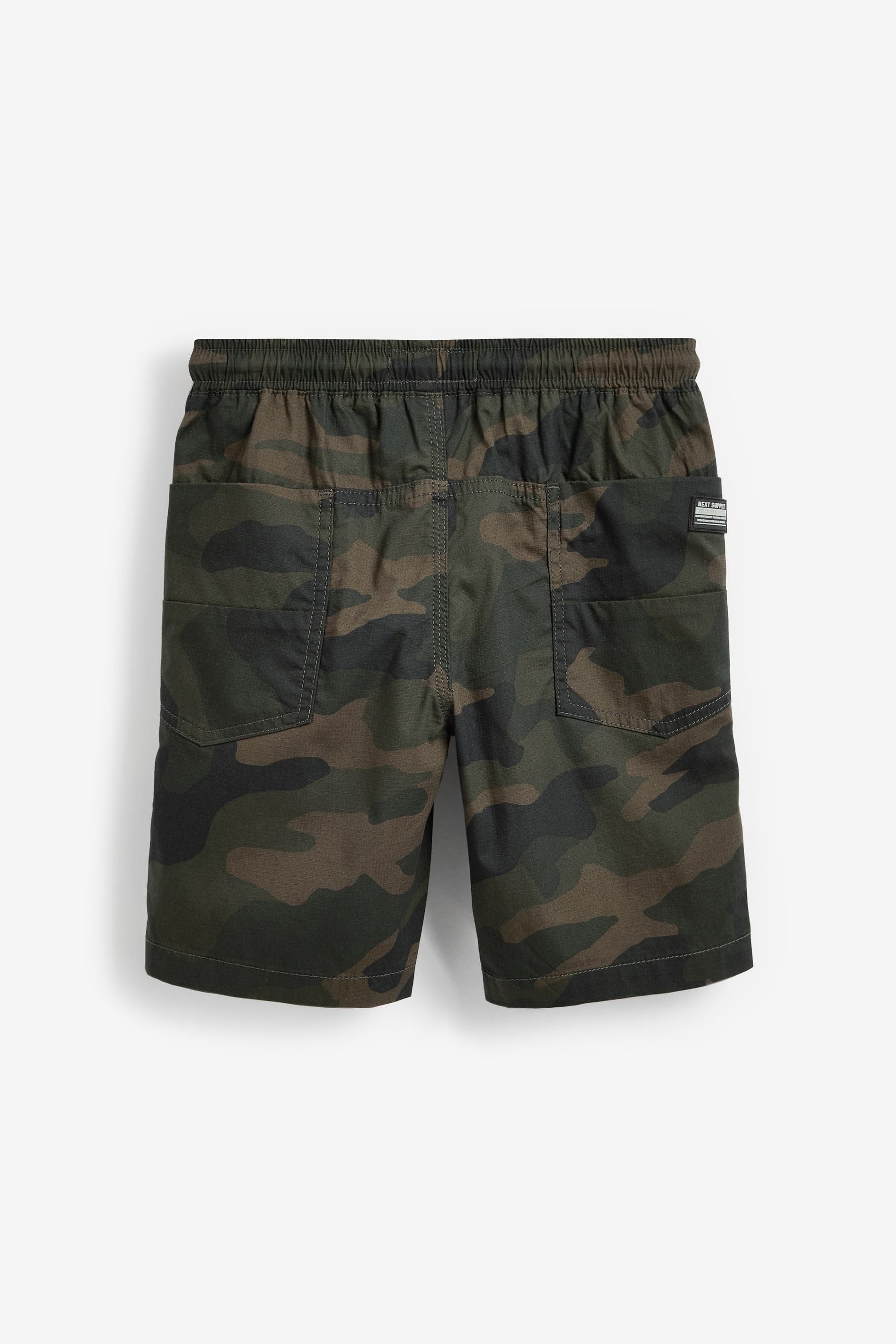 Khaki Camo Pull On Utility Shorts (3-16yrs)