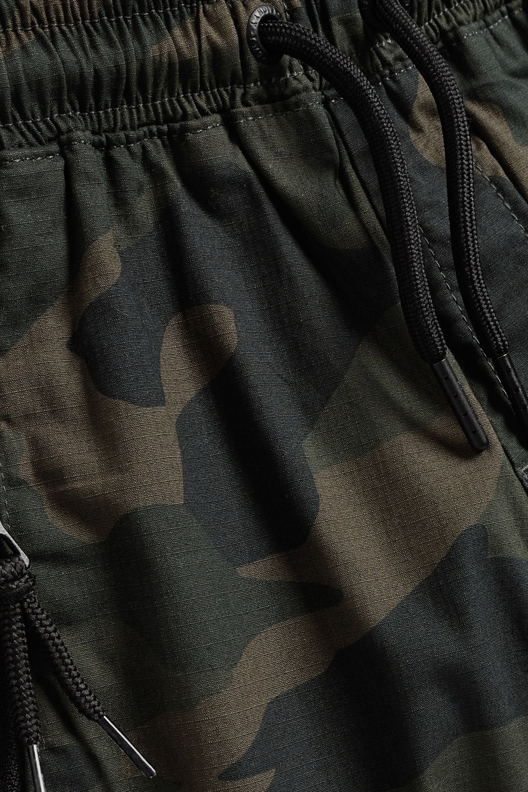 Khaki Camo Pull On Utility Shorts (3-16yrs)