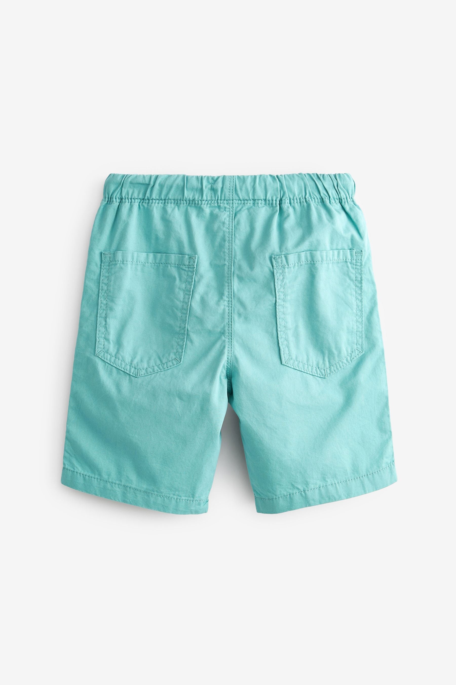 Aqua Blue Regular Fit Pull-On Shorts (3-16yrs)