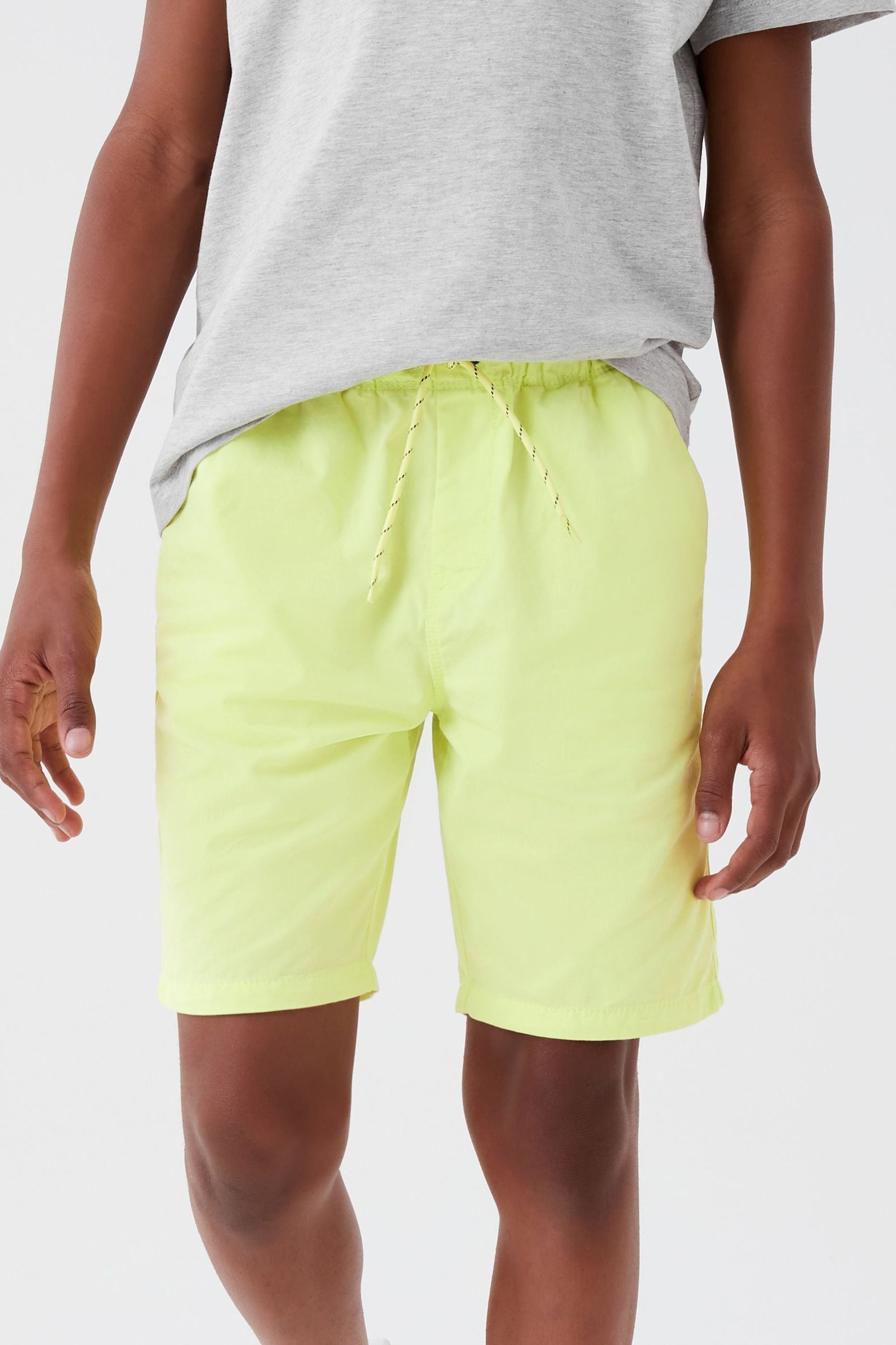 Lime Green Pull-On Shorts (3-16yrs)