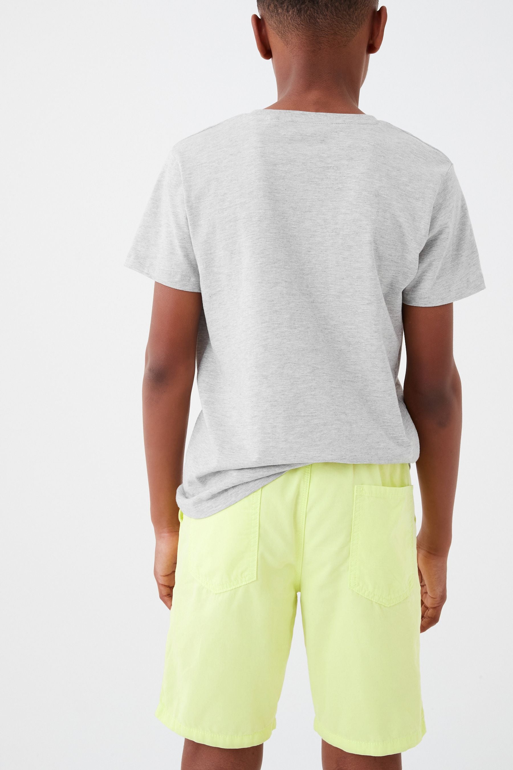 Lime Green Pull-On Shorts (3-16yrs)