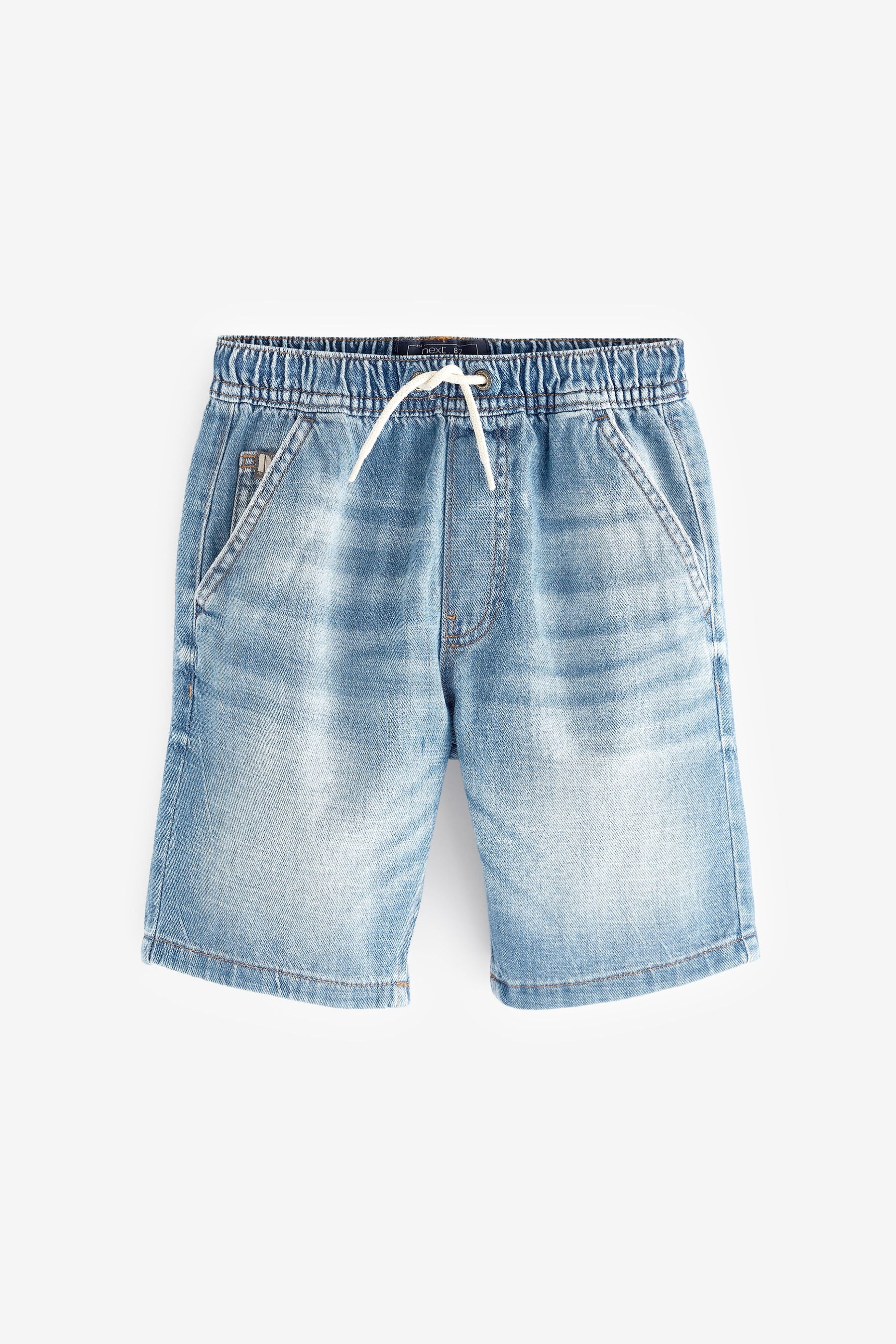 Light Blue Lightweight Pull-On Denim Shorts (3-16yrs)