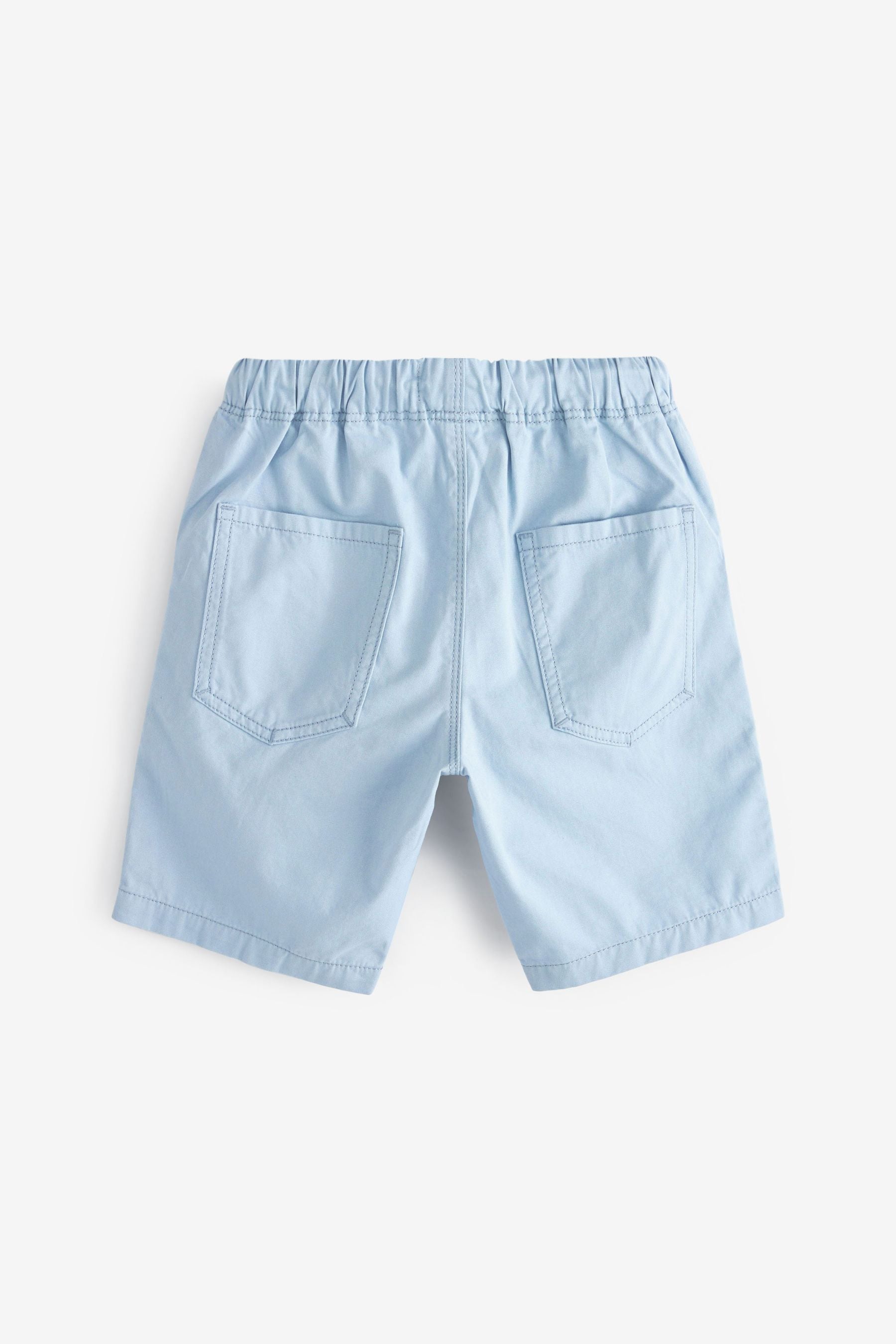 Light Blue Regular Fit Pull-On Shorts (3-16yrs)