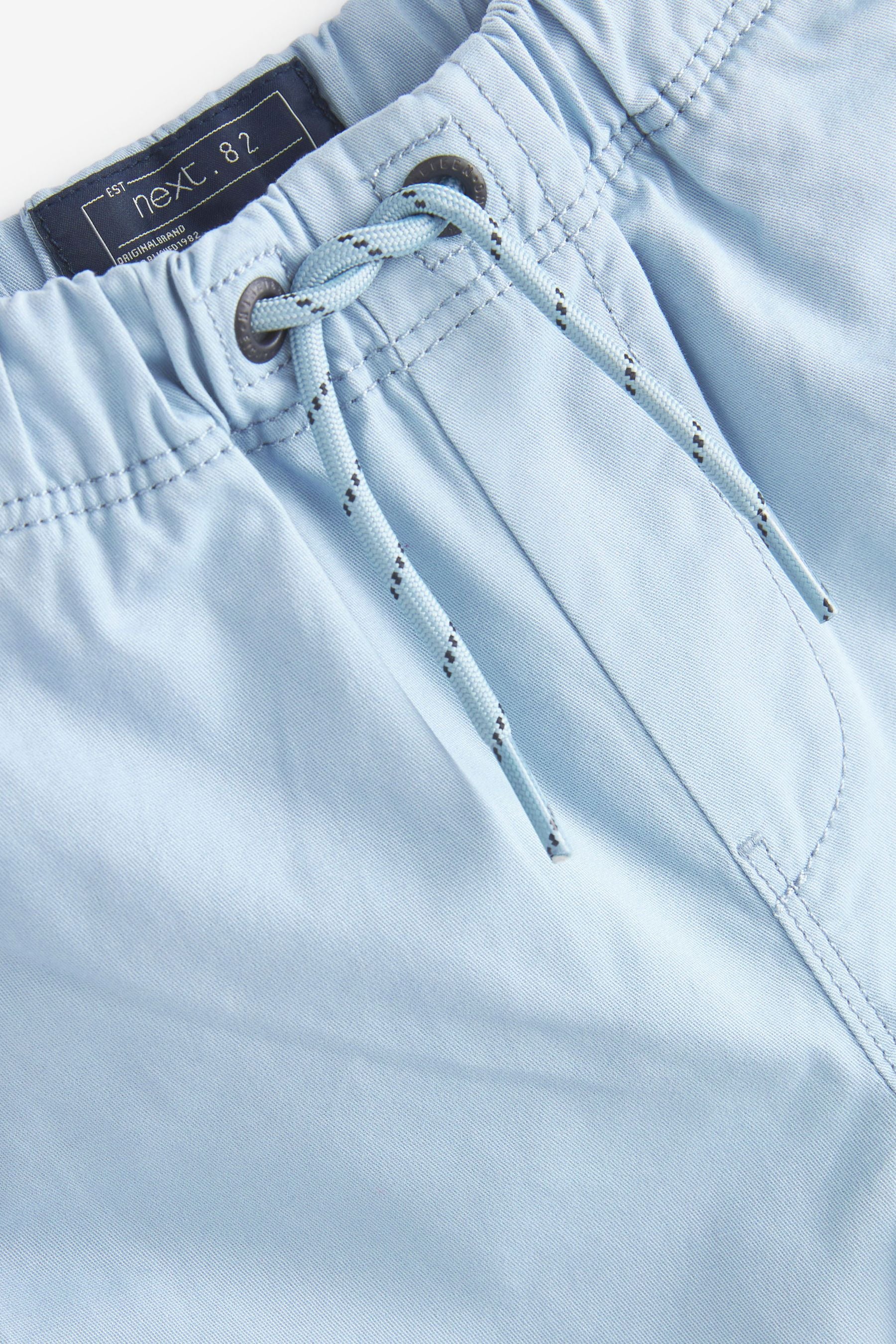 Light Blue Regular Fit Pull-On Shorts (3-16yrs)