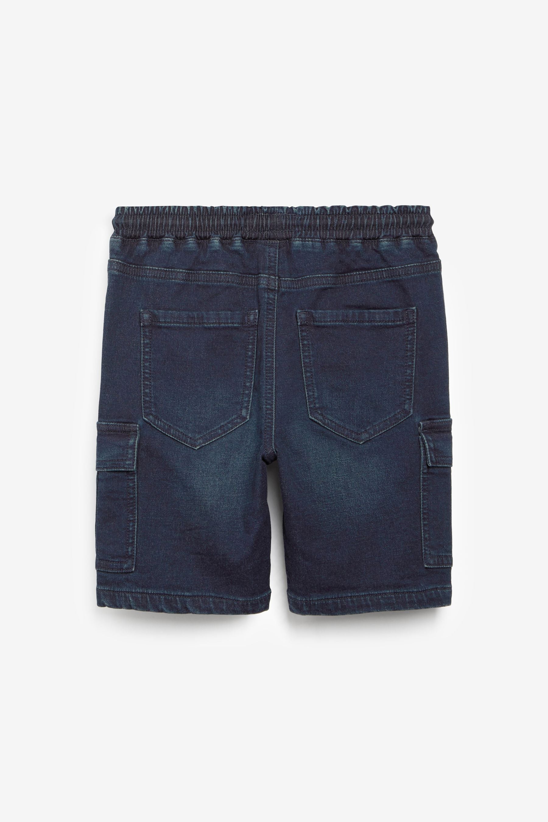 Dark Blue Denim Cargo Shorts (3-16yrs)