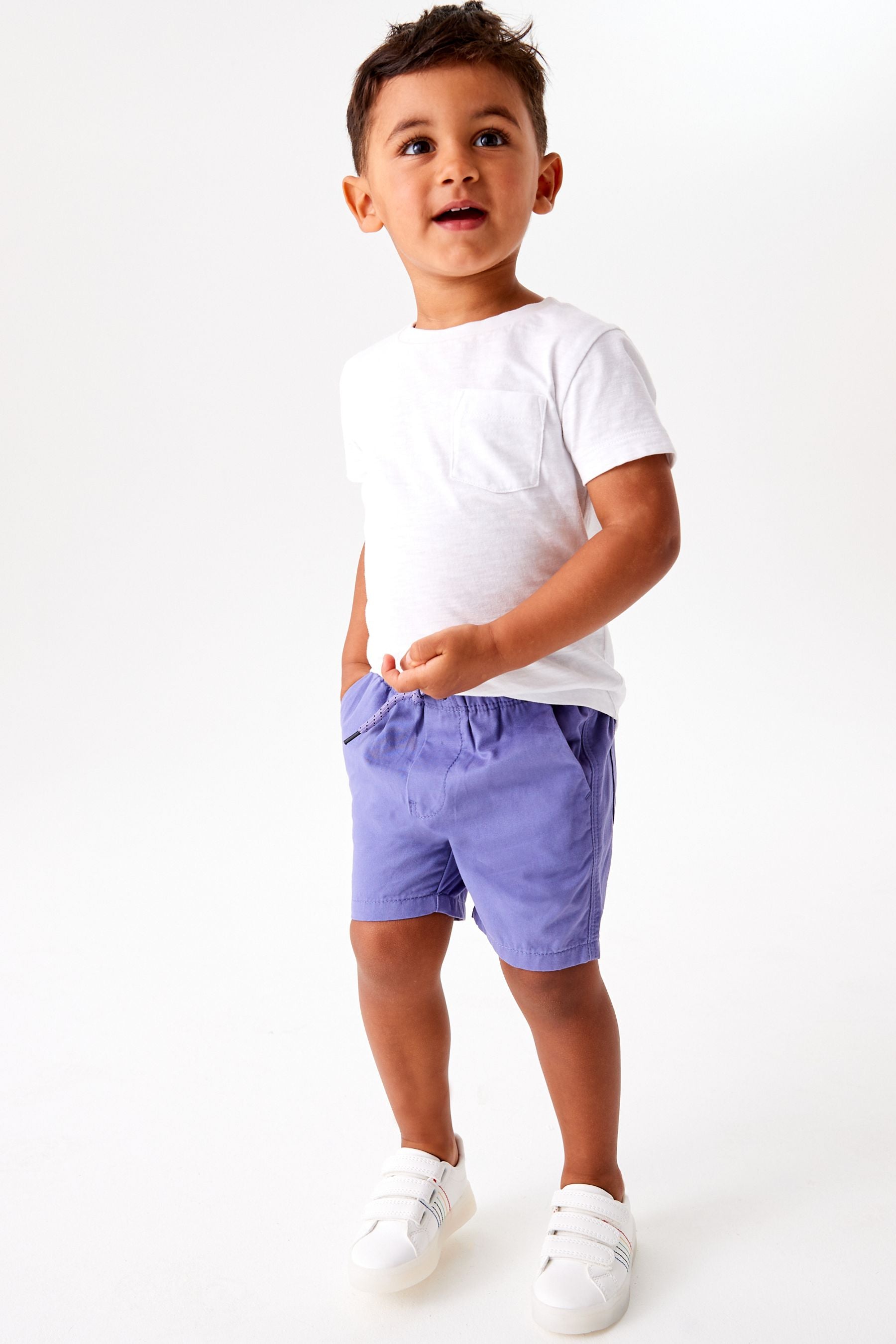 Purple Pull-On Shorts (3mths-7yrs)