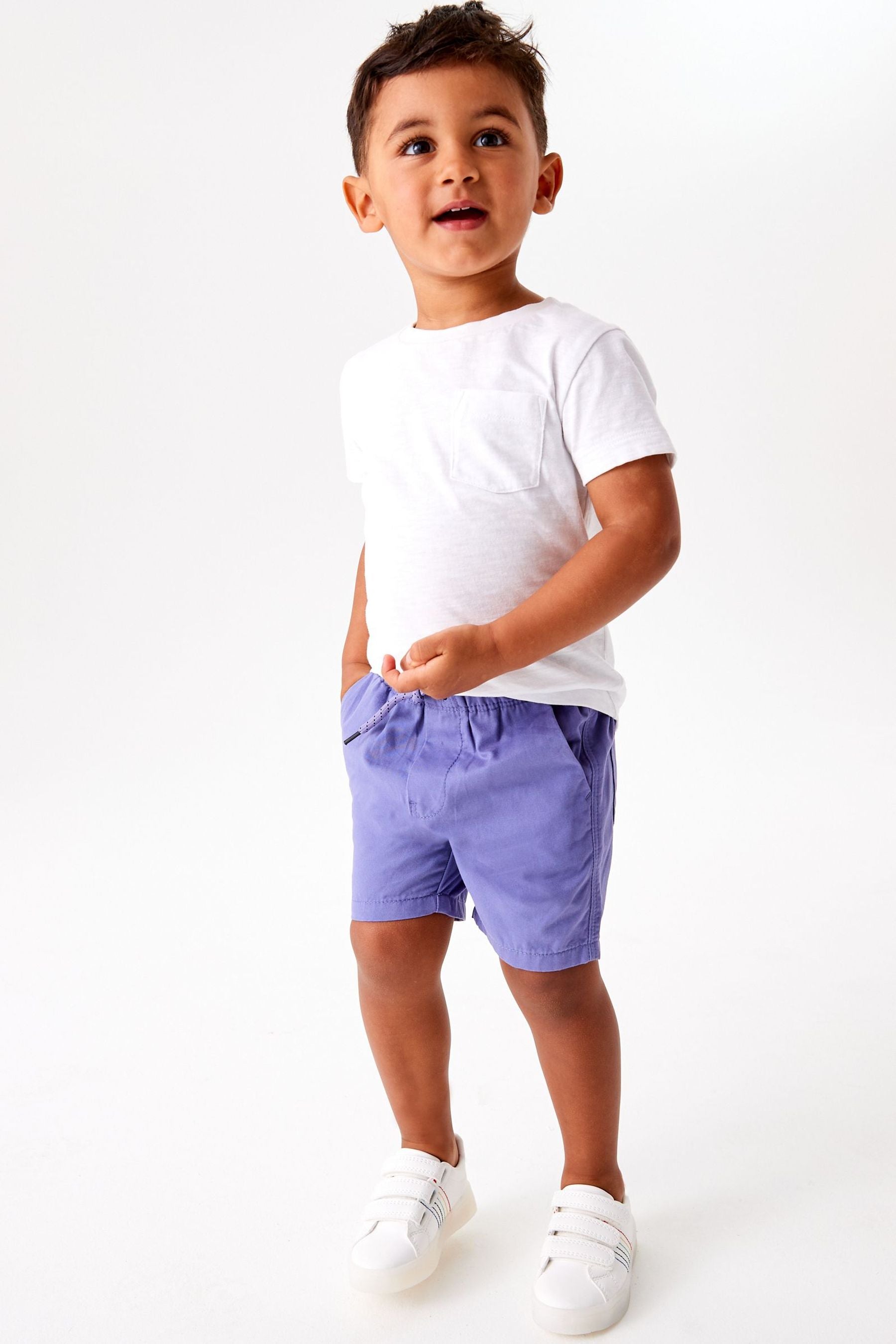 Purple Pull-On Shorts (3mths-7yrs)