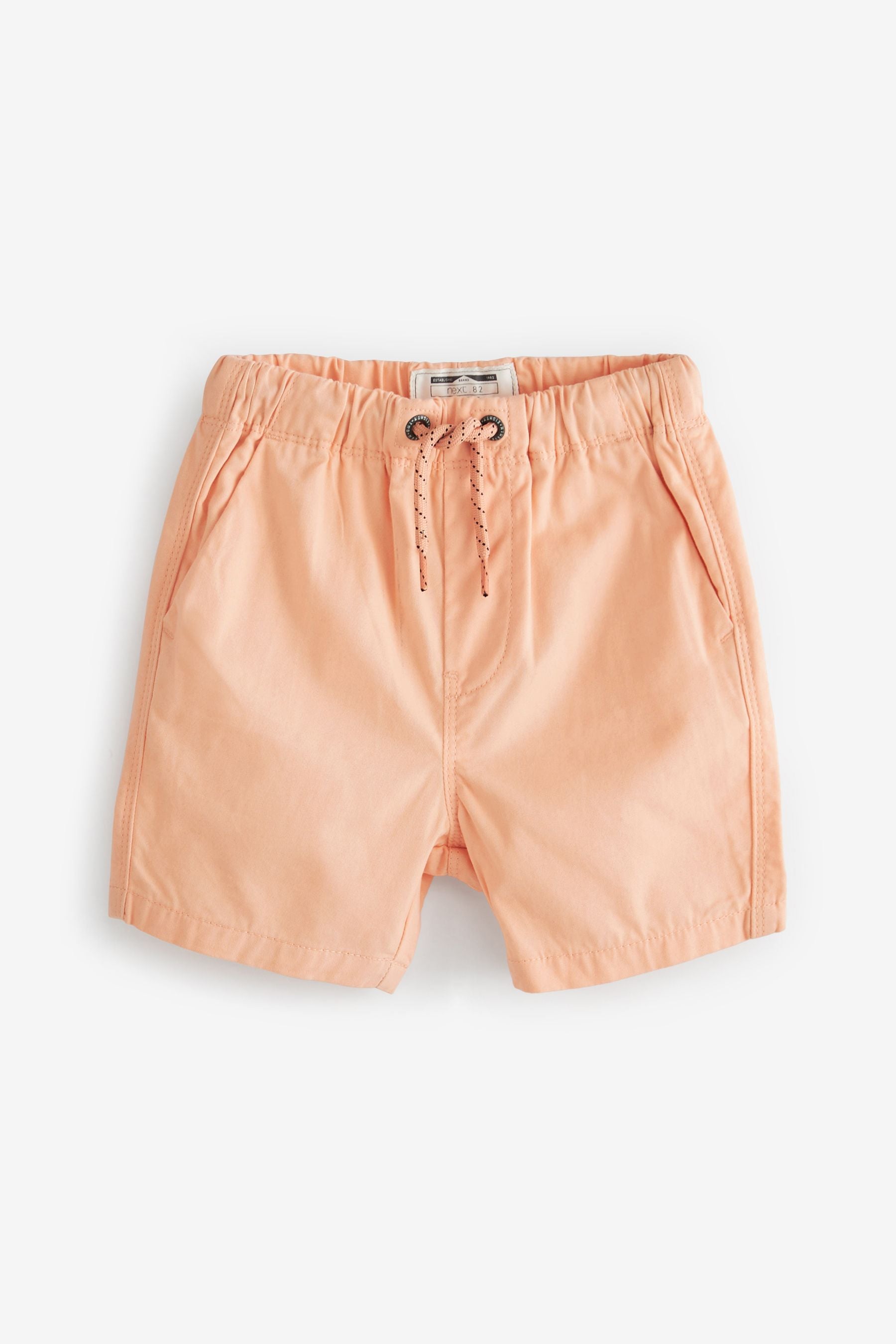 Fluro Orange Pull-On Shorts (3mths-7yrs)