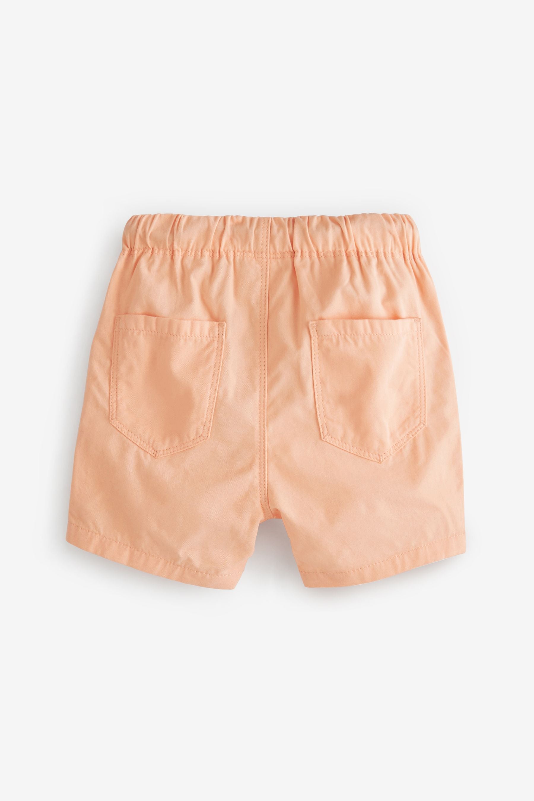 Fluro Orange Pull-On Shorts (3mths-7yrs)