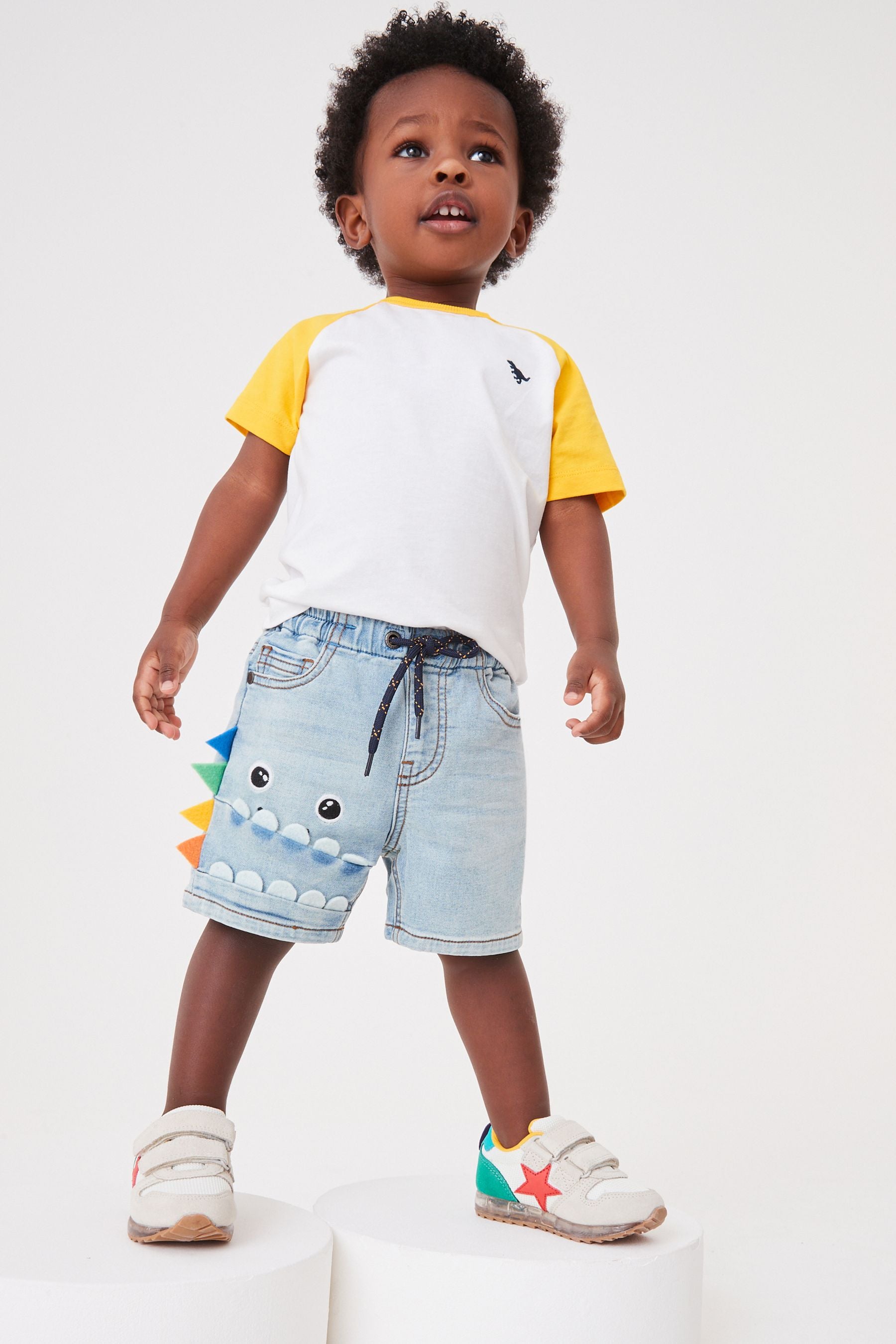 Bleach Monster Jersey Denim Shorts (3mths-7yrs)