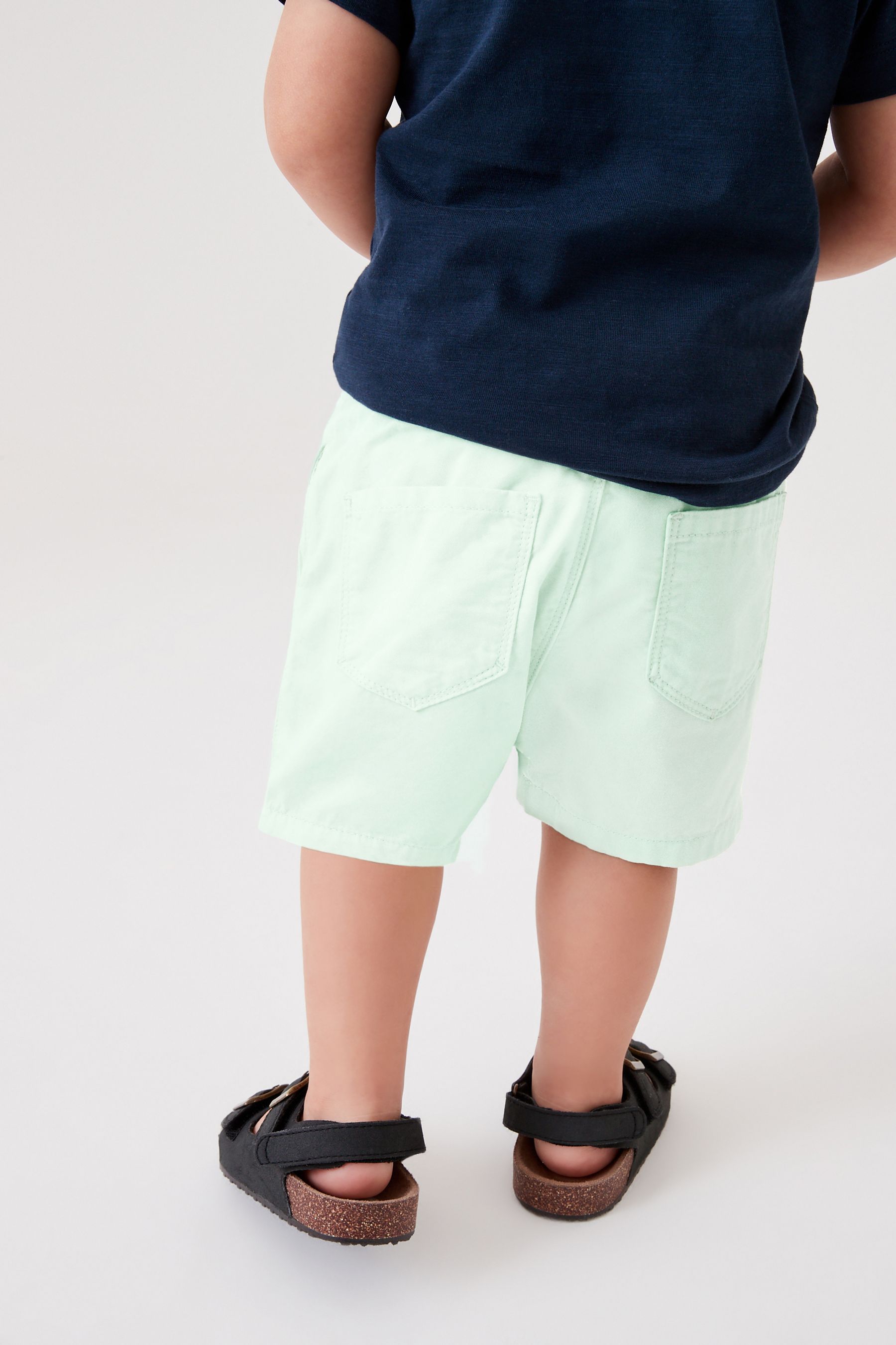 Mint Blue Pull-On Shorts (3mths-7yrs)